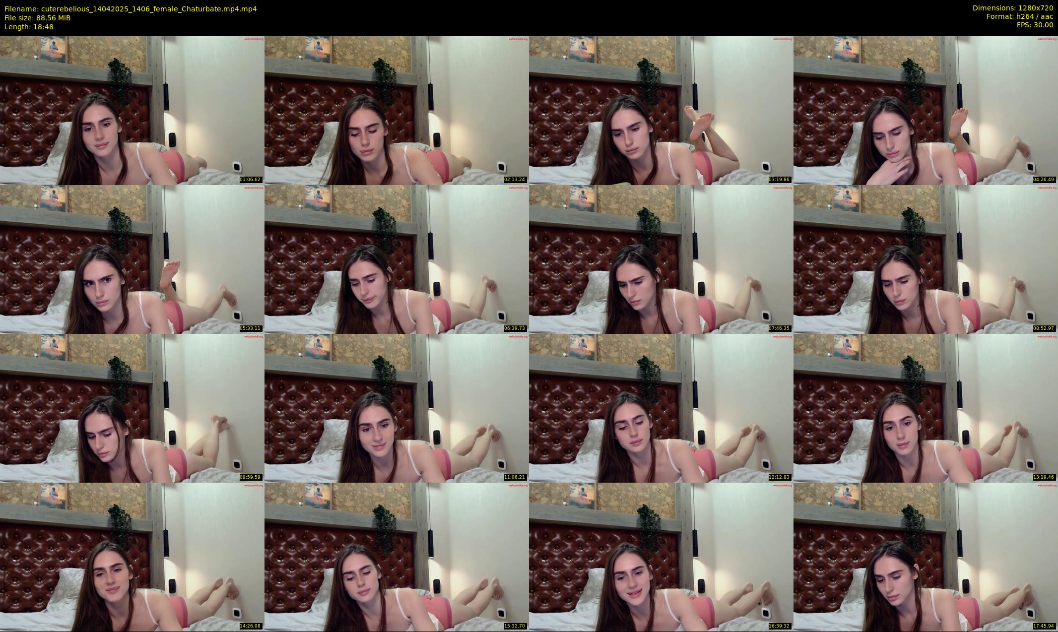 cuterebelious — 19 minute Chaturbate female cam show recording, 720p, Apr 14, 2025