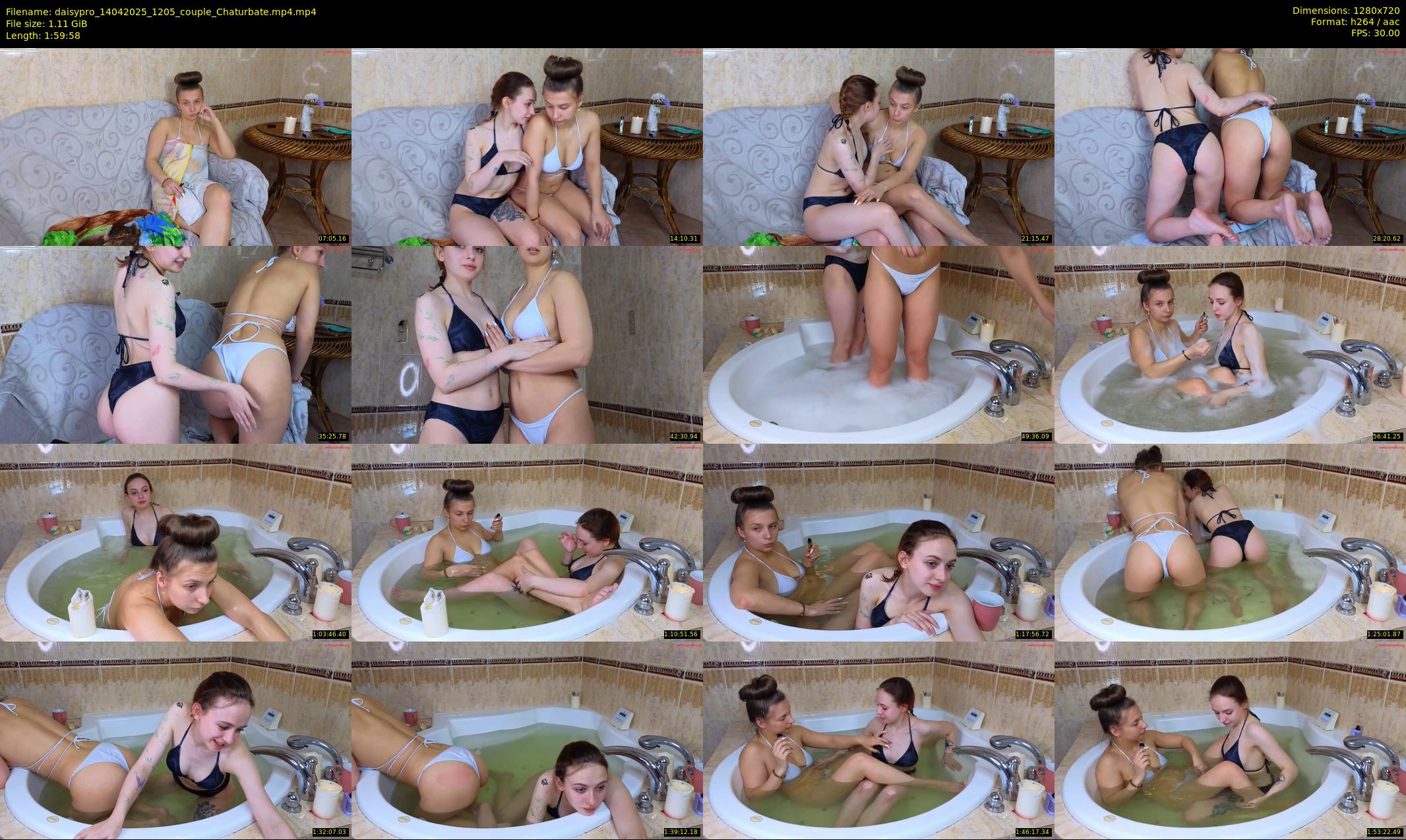 daisypro — 120 minute Chaturbate couple cam show recording, 720p, Apr 14, 2025