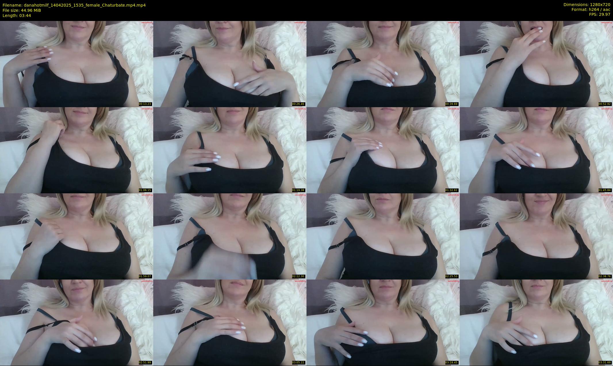 danahotmilf — 4 minute Chaturbate female cam show recording, 720p, Apr 14, 2025