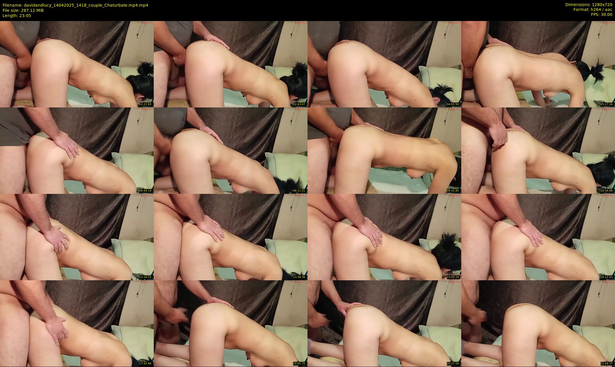 davidandlucy — 24 minute Chaturbate couple cam show recording, 720p, Apr 14, 2025