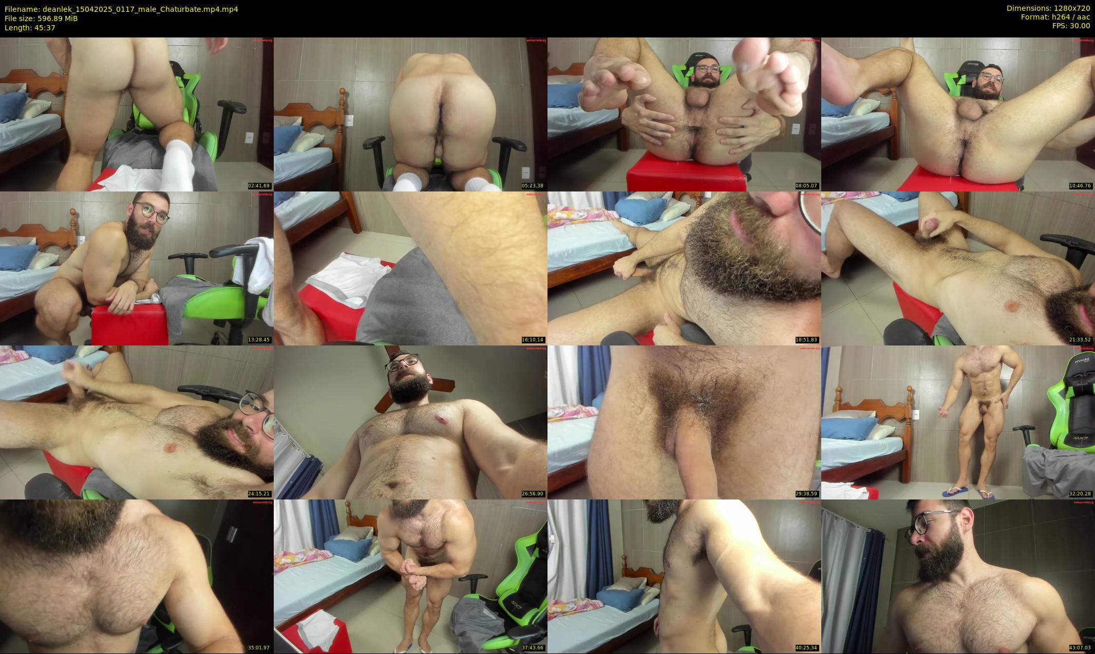deanlek — 46 minute Chaturbate male cam show recording, 720p, Apr 15, 2025