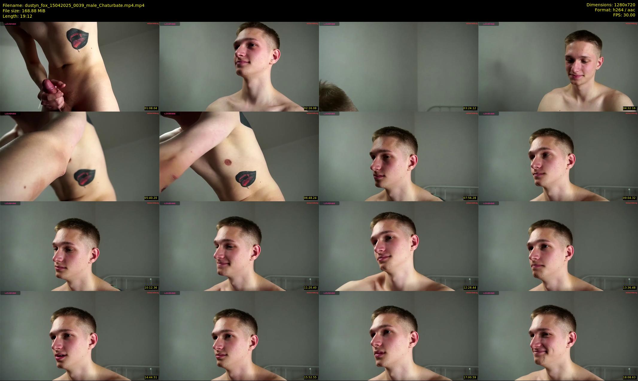 dustyn_fox — 20 minute Chaturbate male cam show recording, 720p, Apr 15, 2025