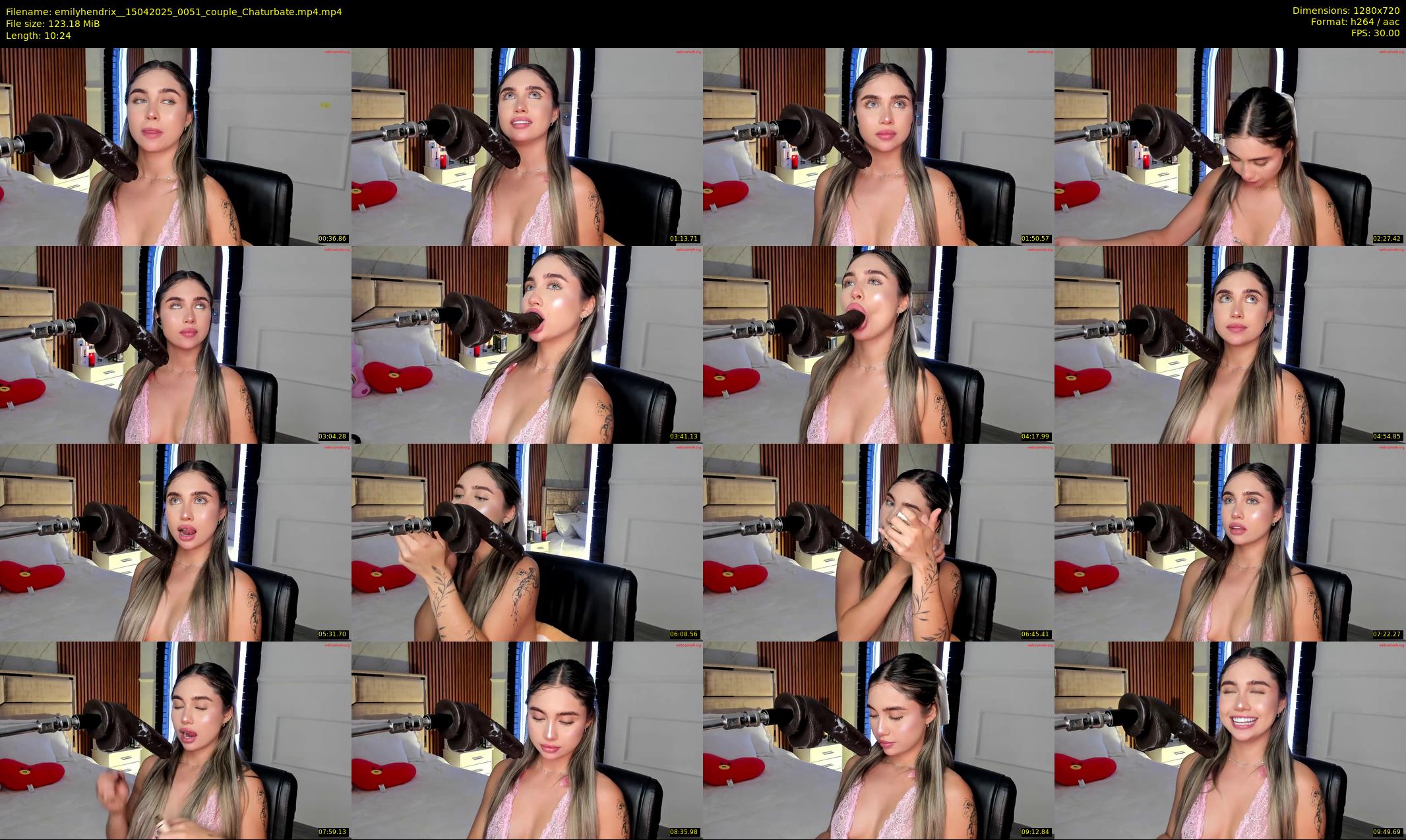 emilyhendrix_ — 11 minute Chaturbate couple cam show recording, 720p, Apr 15, 2025