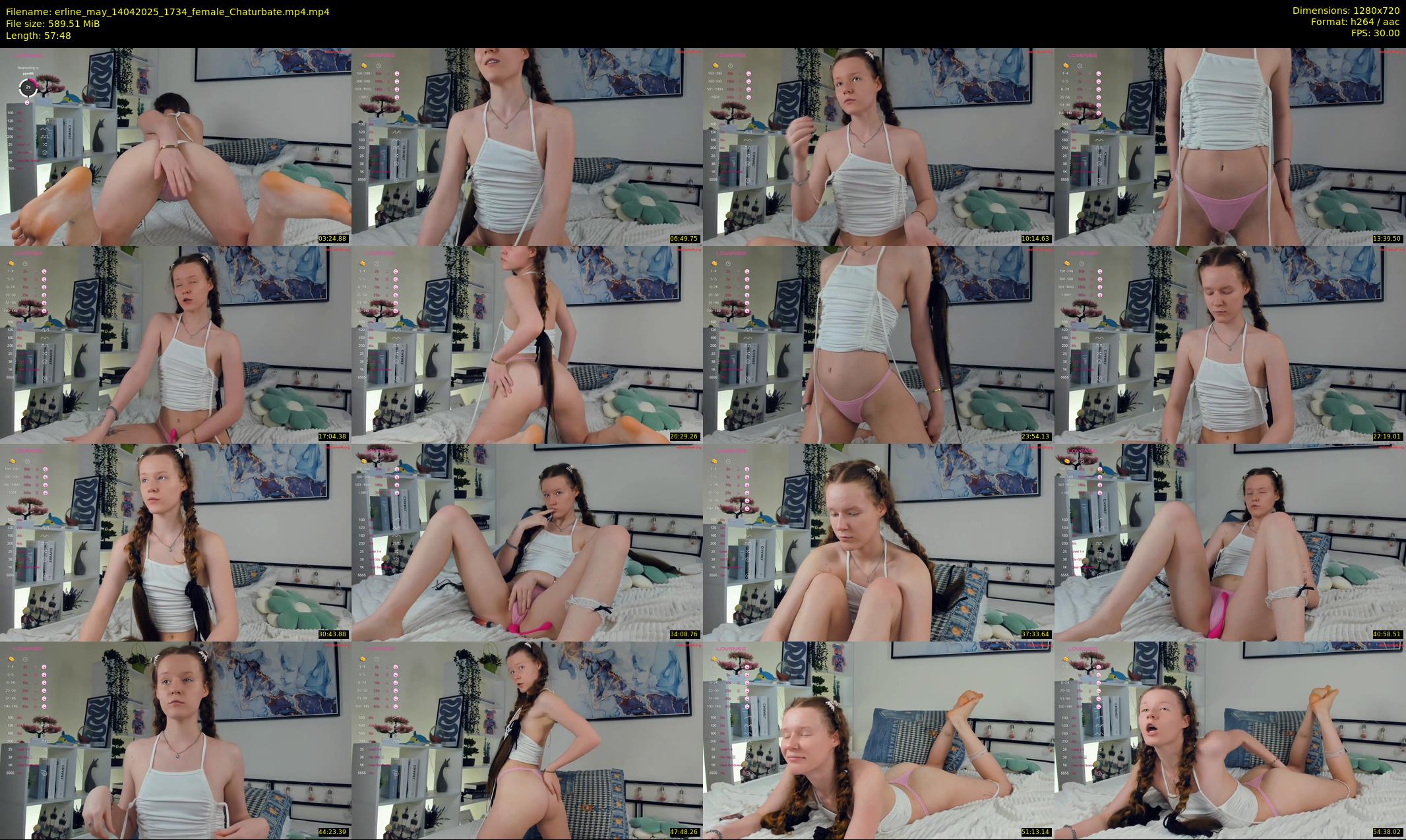 erline_may — 58 minute Chaturbate female cam show recording, 720p, Apr 14, 2025