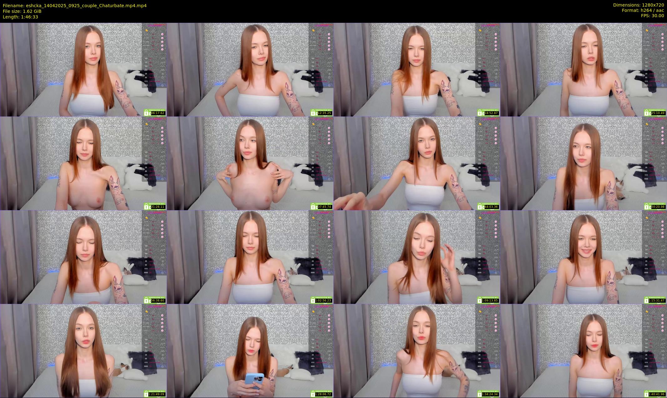 eshcka — 107 minute Chaturbate couple cam show recording, 720p, Apr 14, 2025
