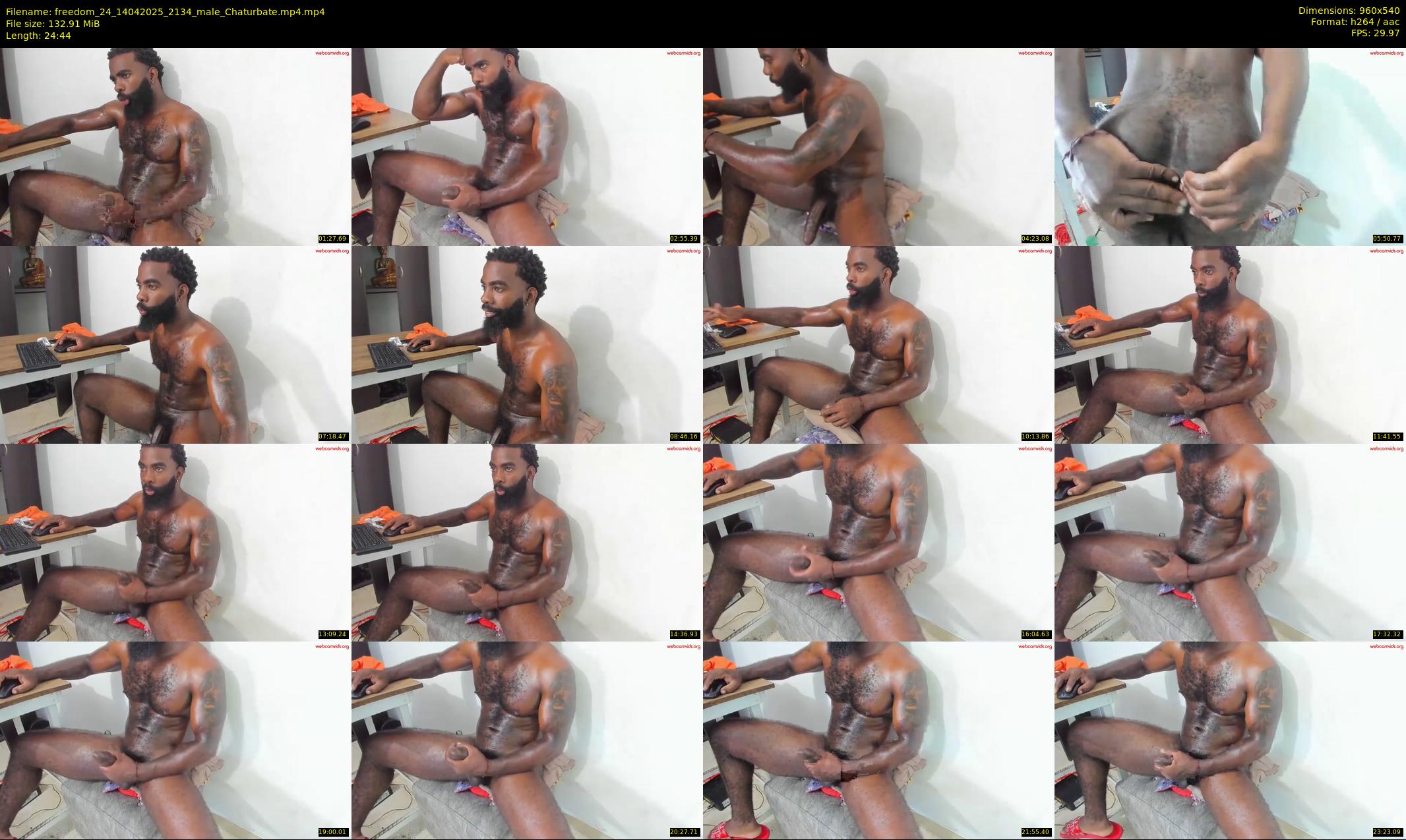 freedom_24 — 25 minute Chaturbate male cam show recording, 480p, Apr 14, 2025