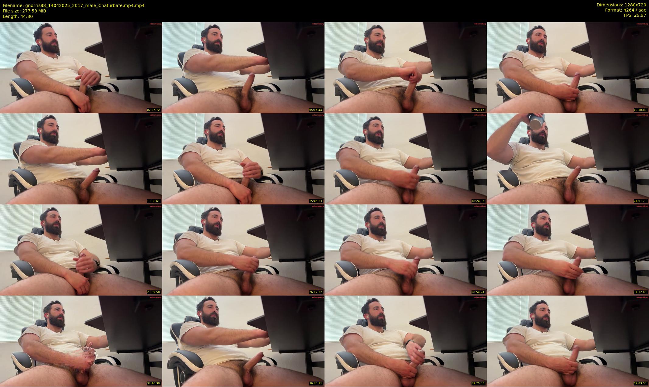gnorris88 — 45 minute Chaturbate male cam show recording, 720p, Apr 14, 2025