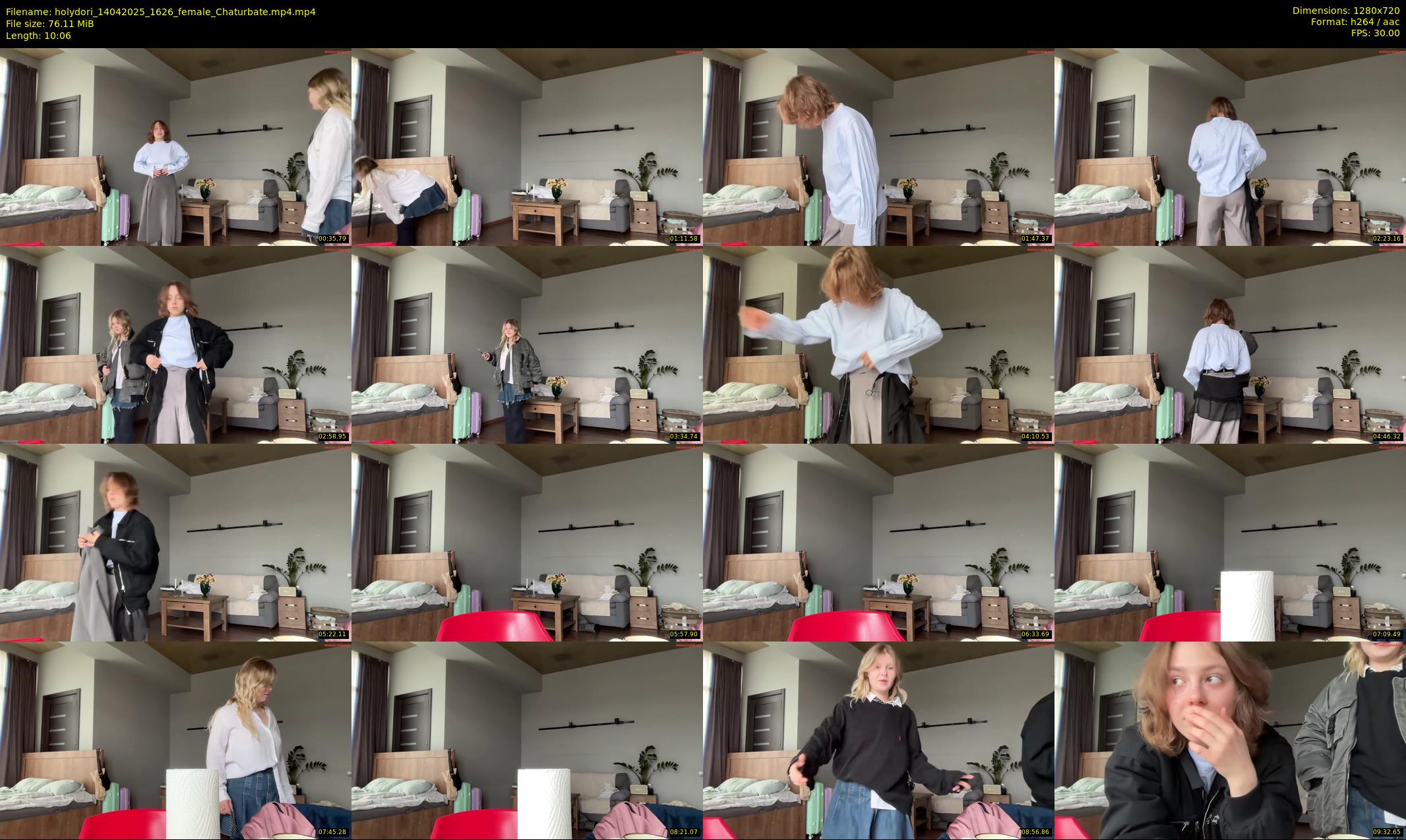 holydori — 11 minute Chaturbate female cam show recording, 720p, Apr 14, 2025