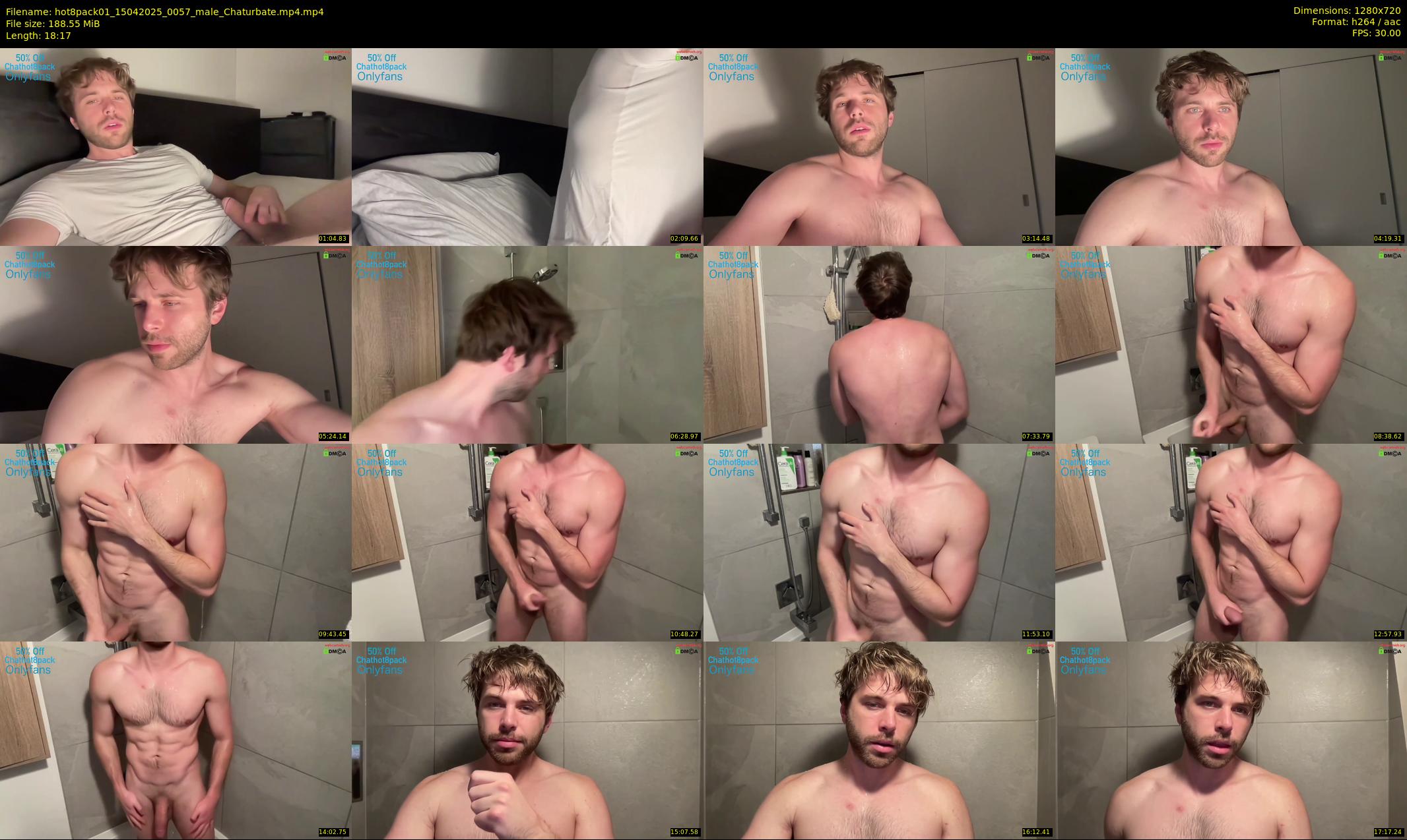 hot8pack01 — 19 minute Chaturbate male cam show recording, 720p, Apr 15, 2025