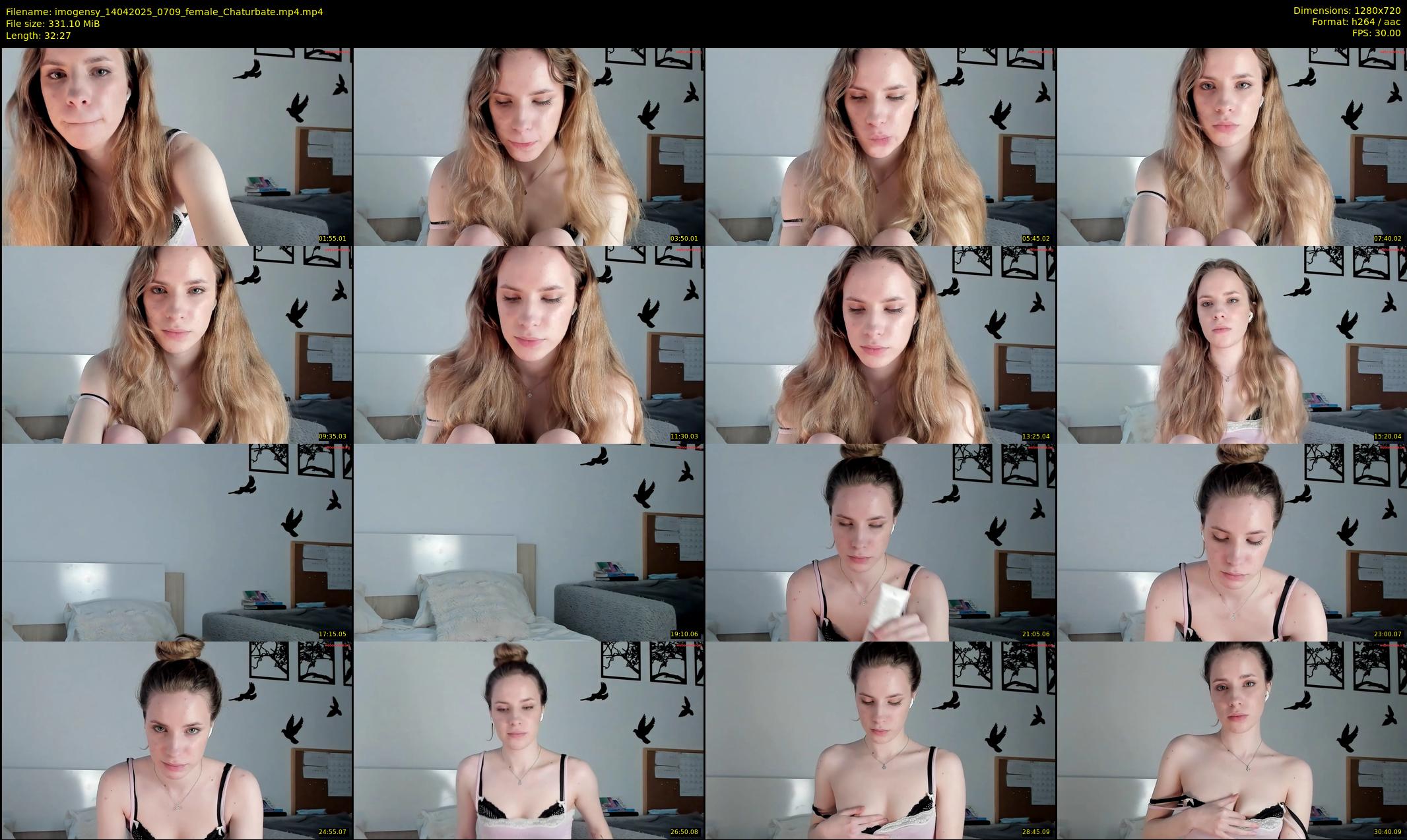 imogensy — 33 minute Chaturbate female cam show recording, 720p, Apr 14, 2025