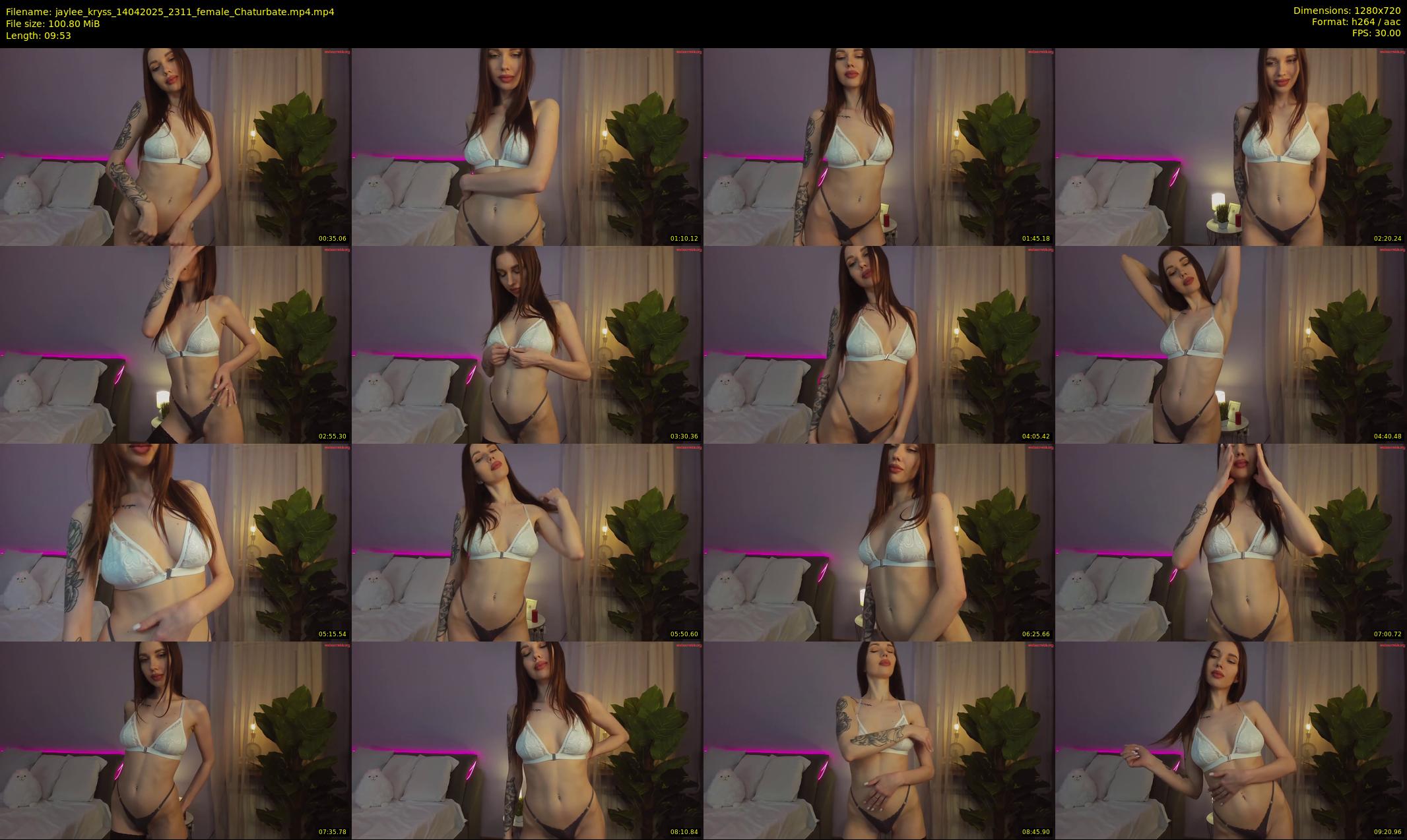 jaylee_kryss — 10 minute Chaturbate female cam show recording, 720p, Apr 14, 2025