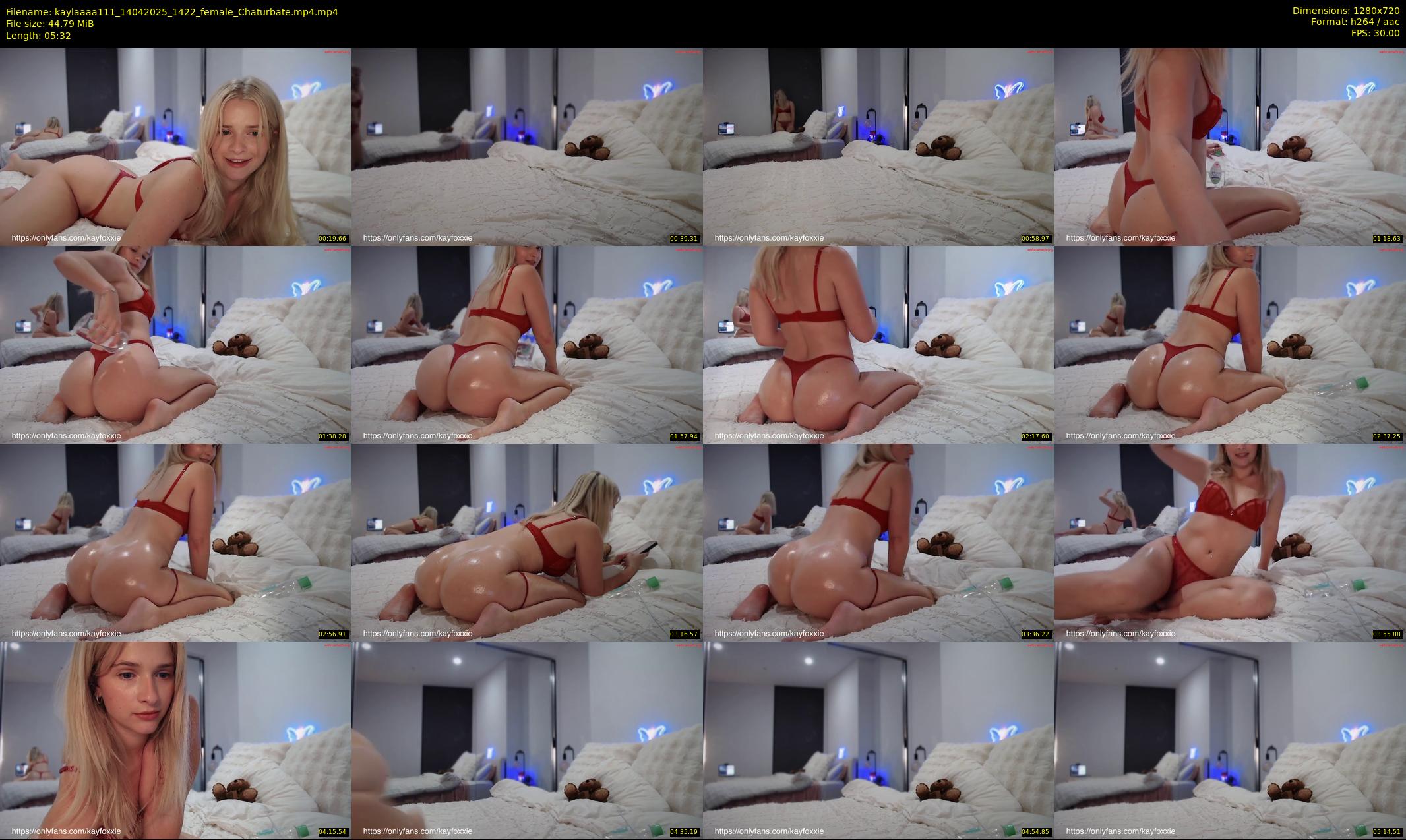 kaylaaaa111 — 6 minute Chaturbate female cam show recording, 720p, Apr 14, 2025
