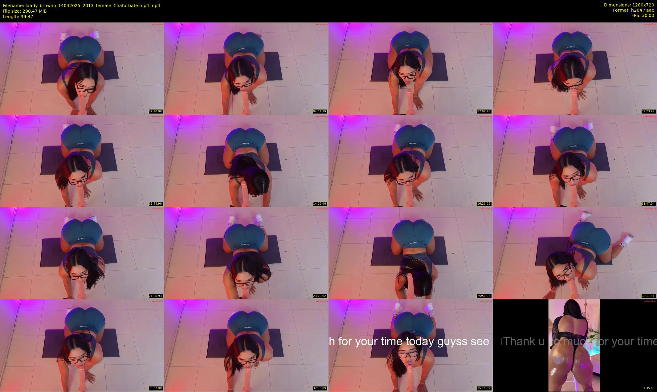 laady_brownn — 40 minute Chaturbate female cam show recording, 720p, Apr 14, 2025
