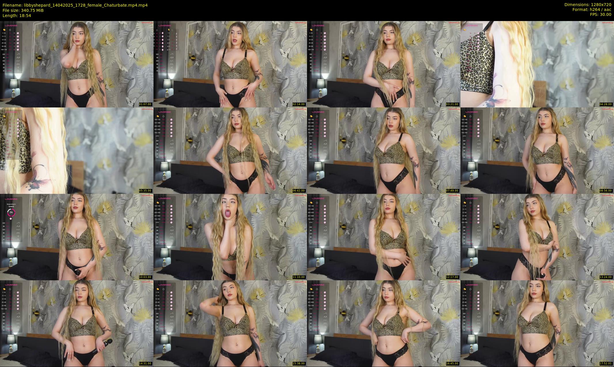 libbyshepard — 19 minute Chaturbate female cam show recording, 720p, Apr 14, 2025