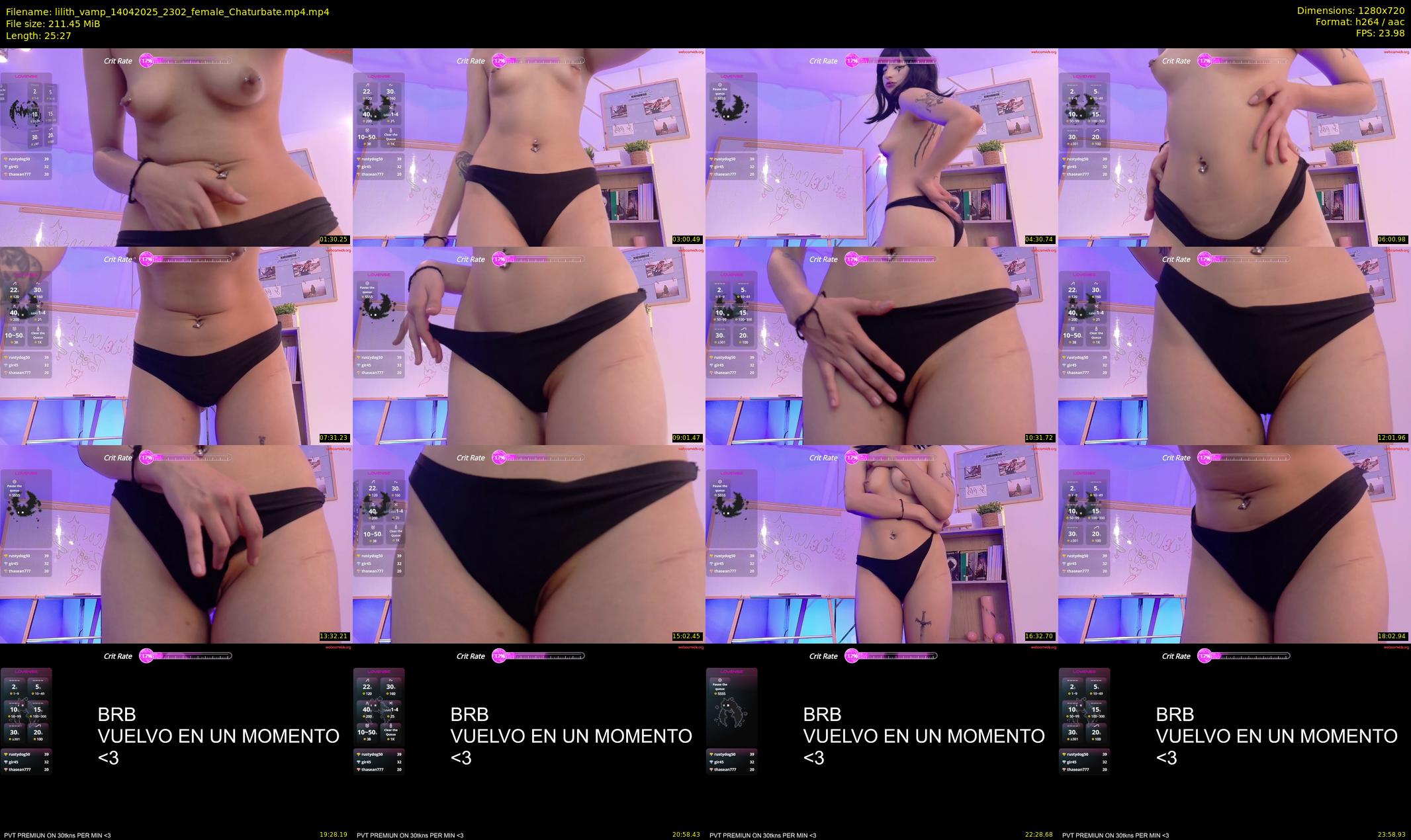 lilith_vamp — 26 minute Chaturbate female cam show recording, 720p, Apr 14, 2025