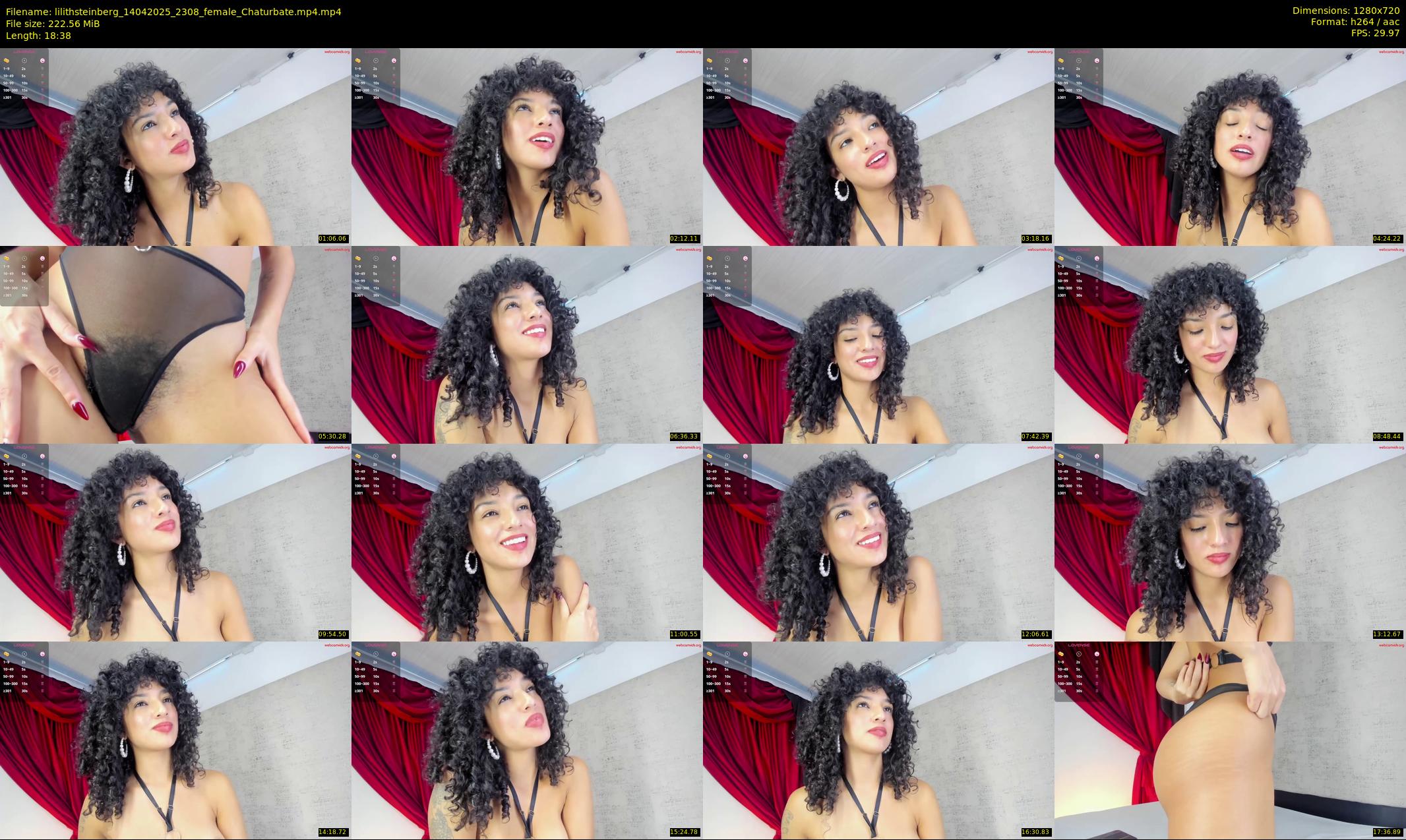 lilithsteinberg — 19 minute Chaturbate female cam show recording, 720p, Apr 14, 2025