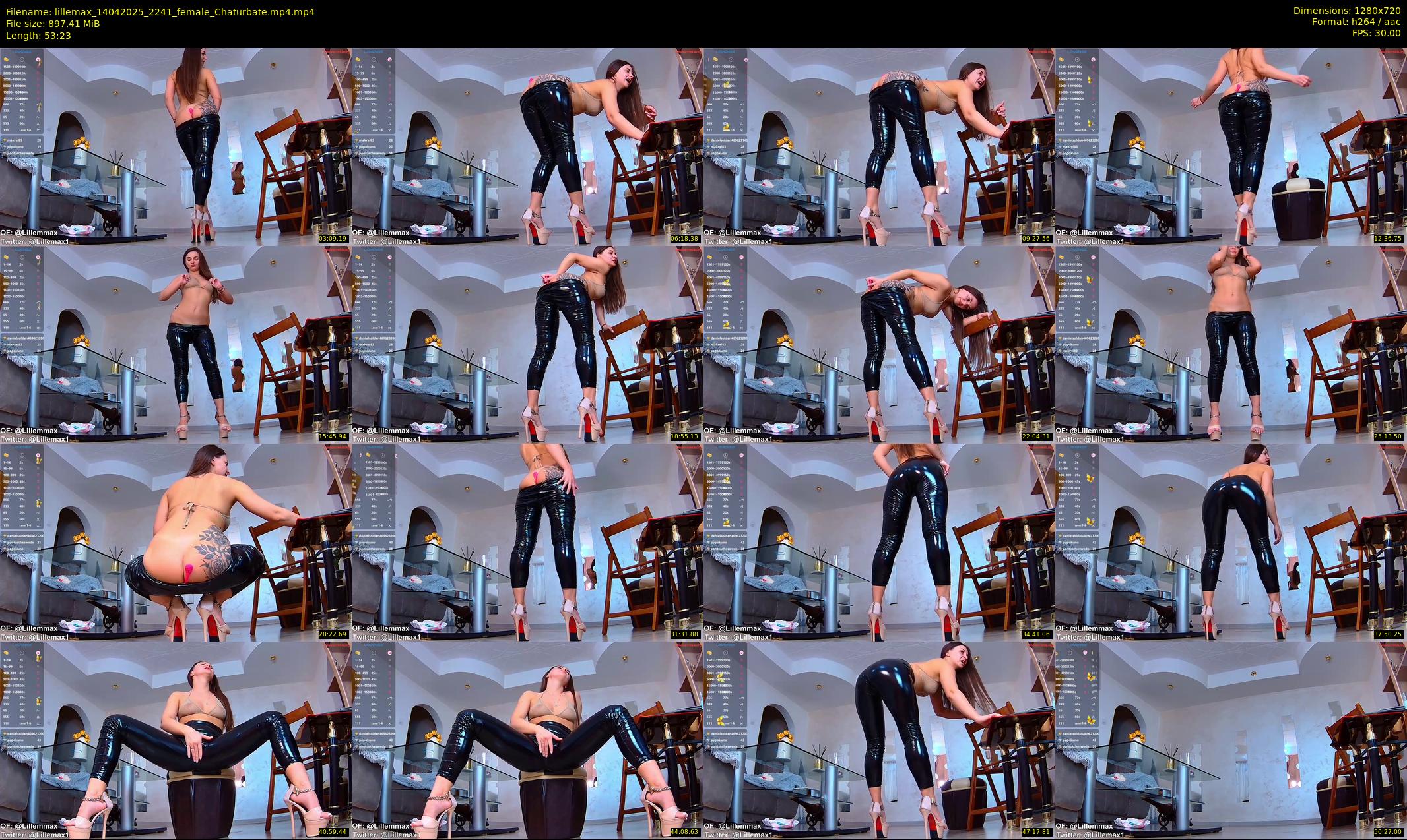 lillemax — 54 minute Chaturbate female cam show recording, 720p, Apr 14, 2025