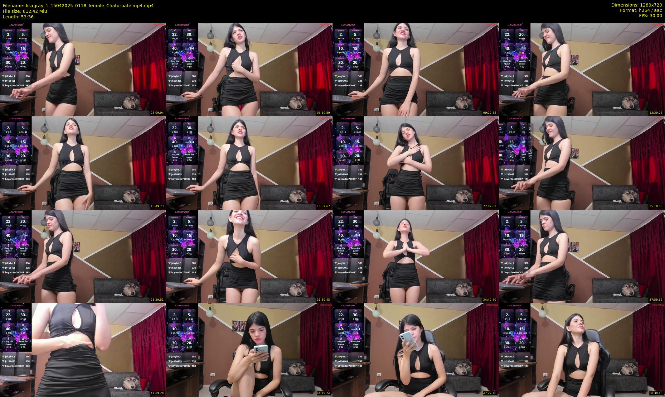 lisagray_1 — 54 minute Chaturbate female cam show recording, 720p, Apr 15, 2025