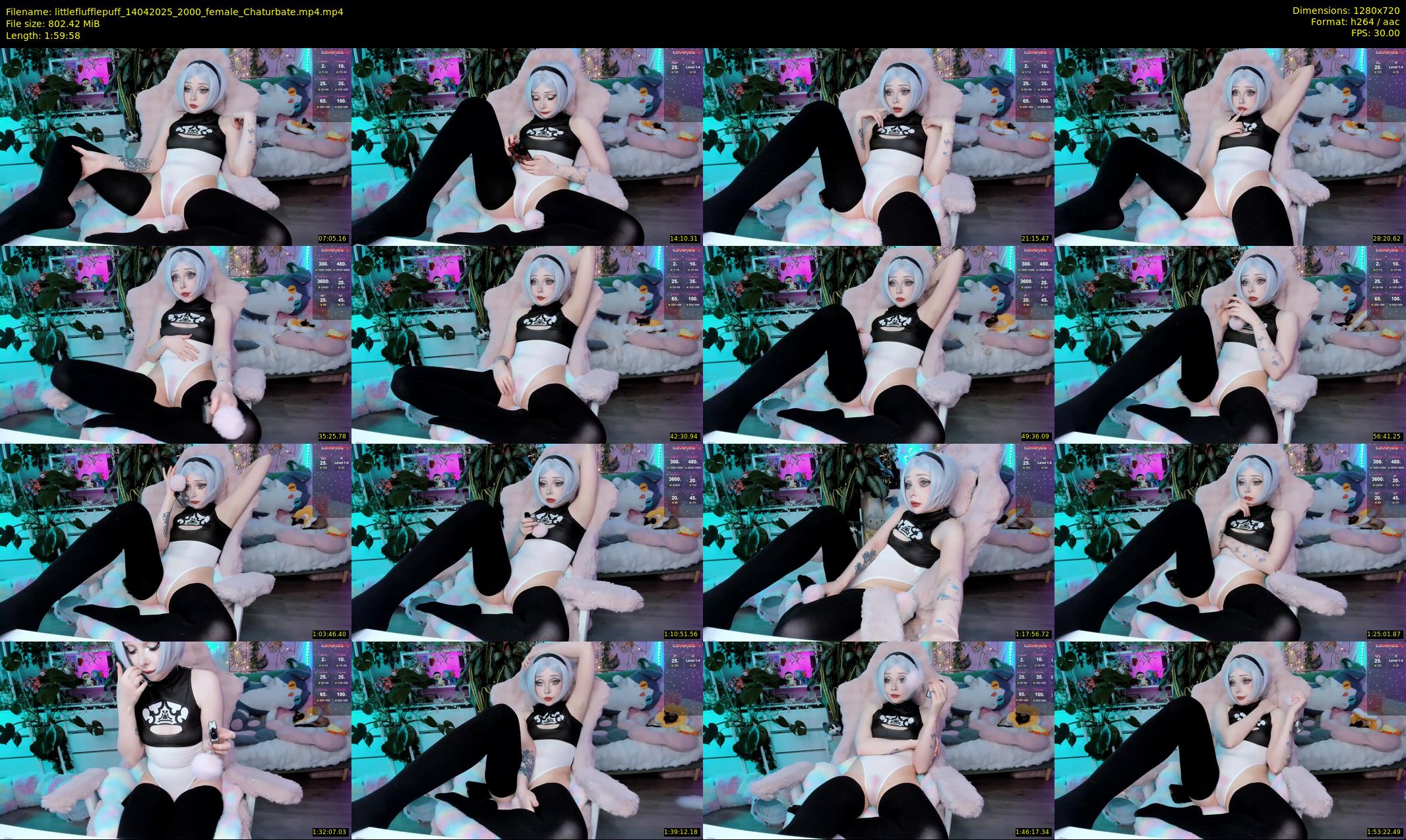 littleflufflepuff — 120 minute Chaturbate female cam show recording, 720p, Apr 14, 2025