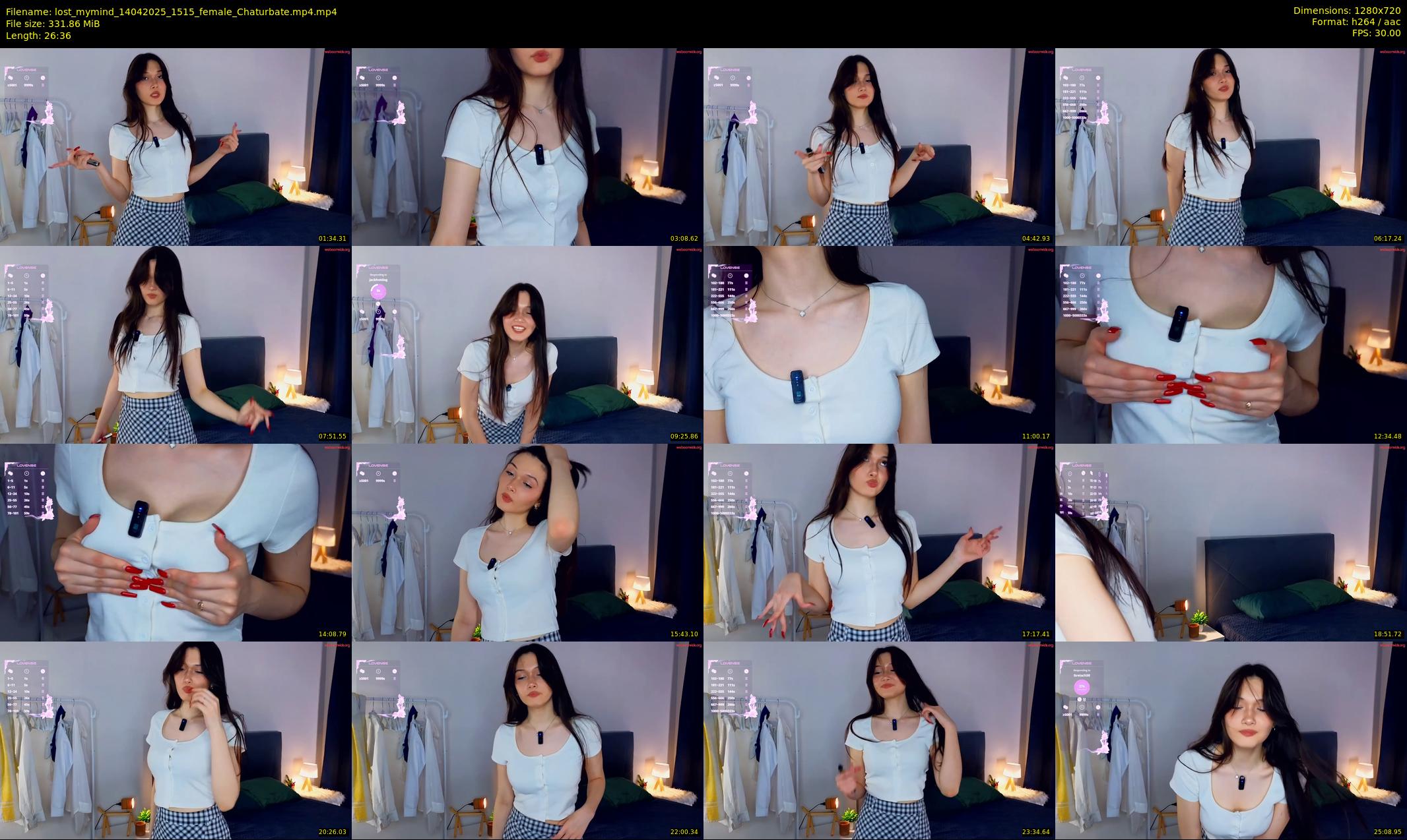 lost_mymind — 27 minute Chaturbate female cam show recording, 720p, Apr 14, 2025