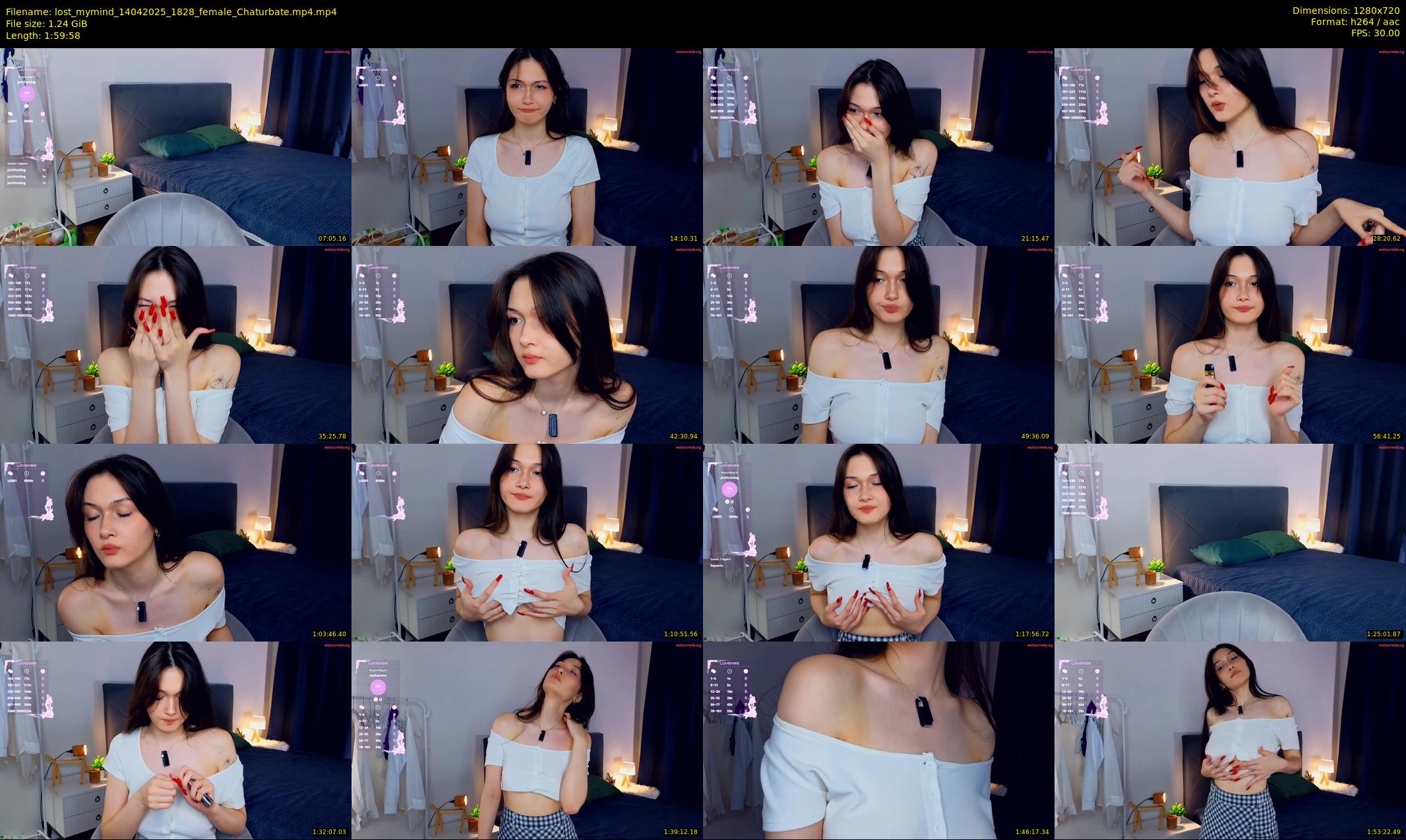 lost_mymind — 120 minute Chaturbate female cam show recording, 720p, Apr 14, 2025