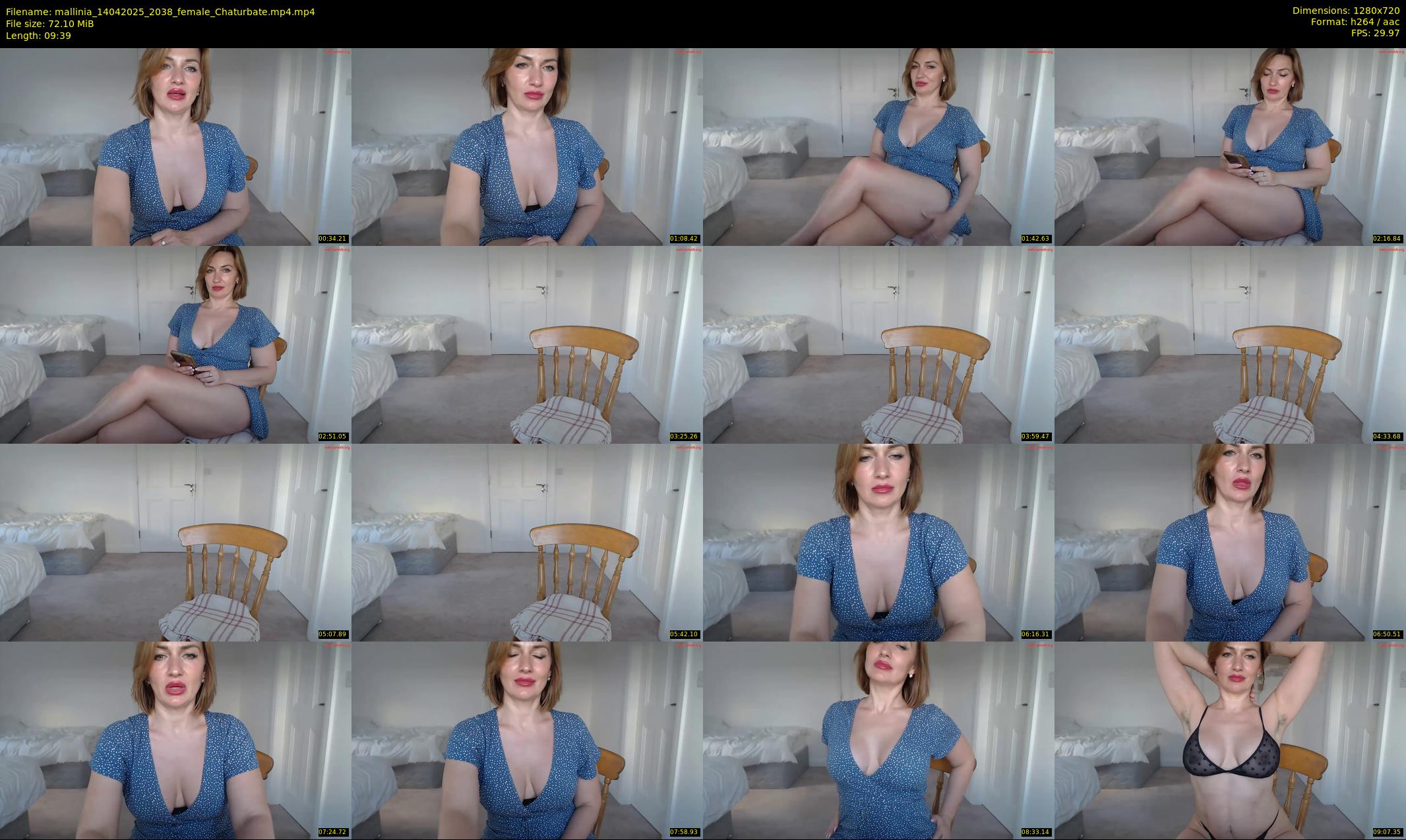 mallinia — 10 minute Chaturbate female cam show recording, 720p, Apr 14, 2025