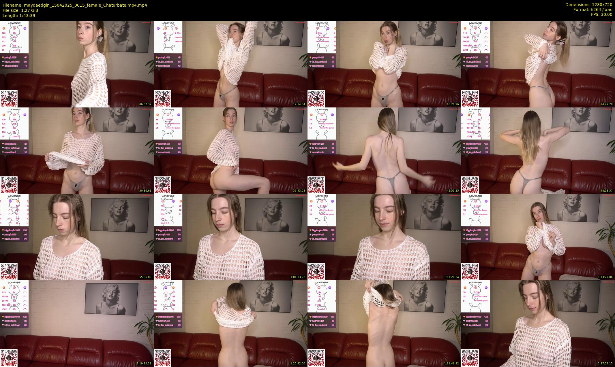 maydaedgin — 104 minute Chaturbate female cam show recording, 720p, Apr 15, 2025