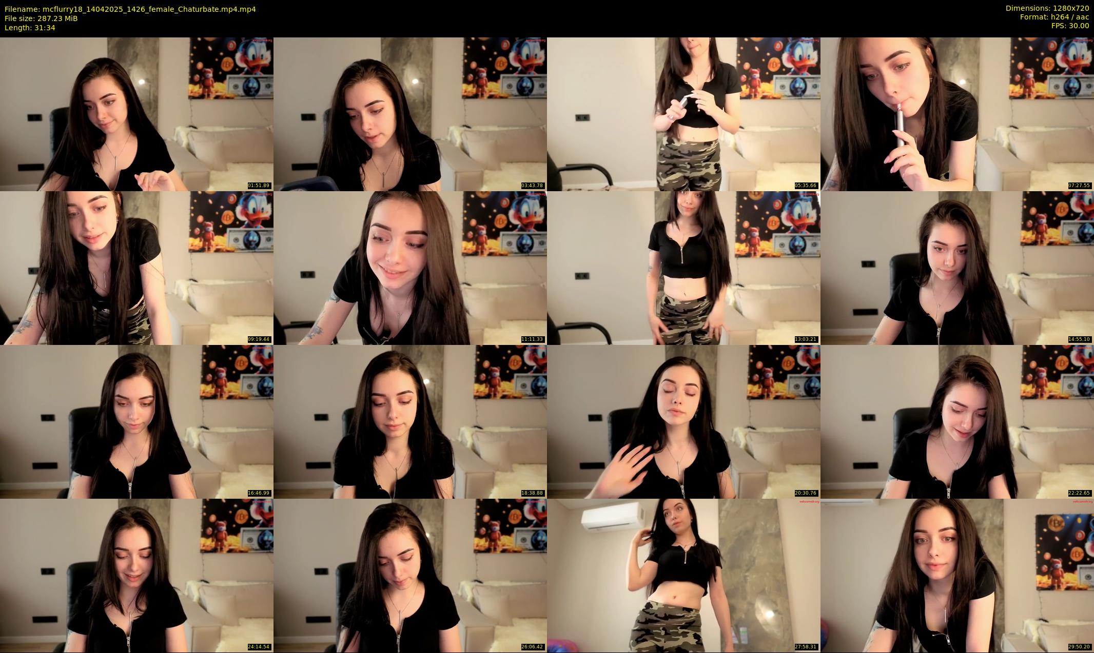 mcflurry18 — 32 minute Chaturbate female cam show recording, 720p, Apr 14, 2025