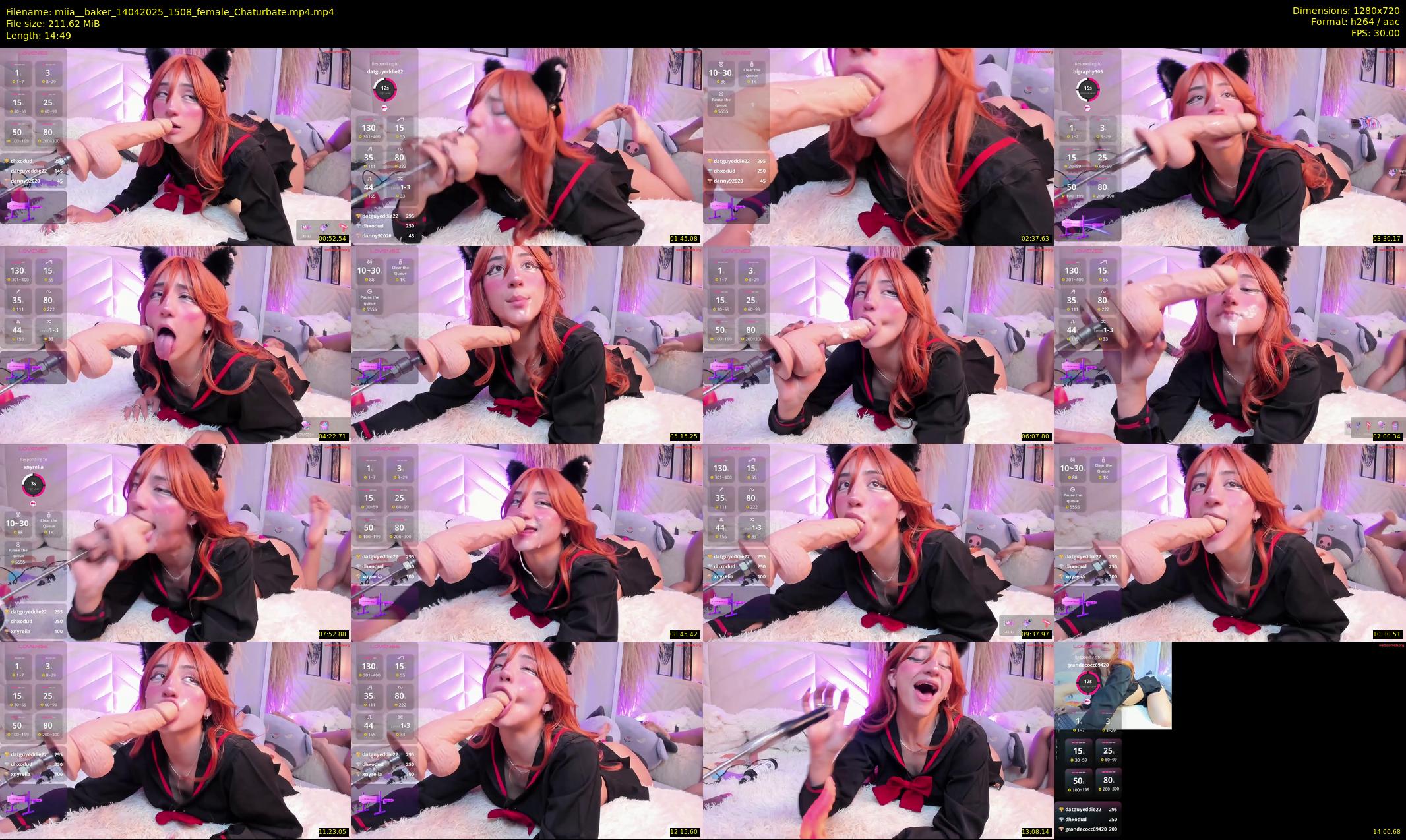 miia__baker — 15 minute Chaturbate female cam show recording, 720p, Apr 14, 2025
