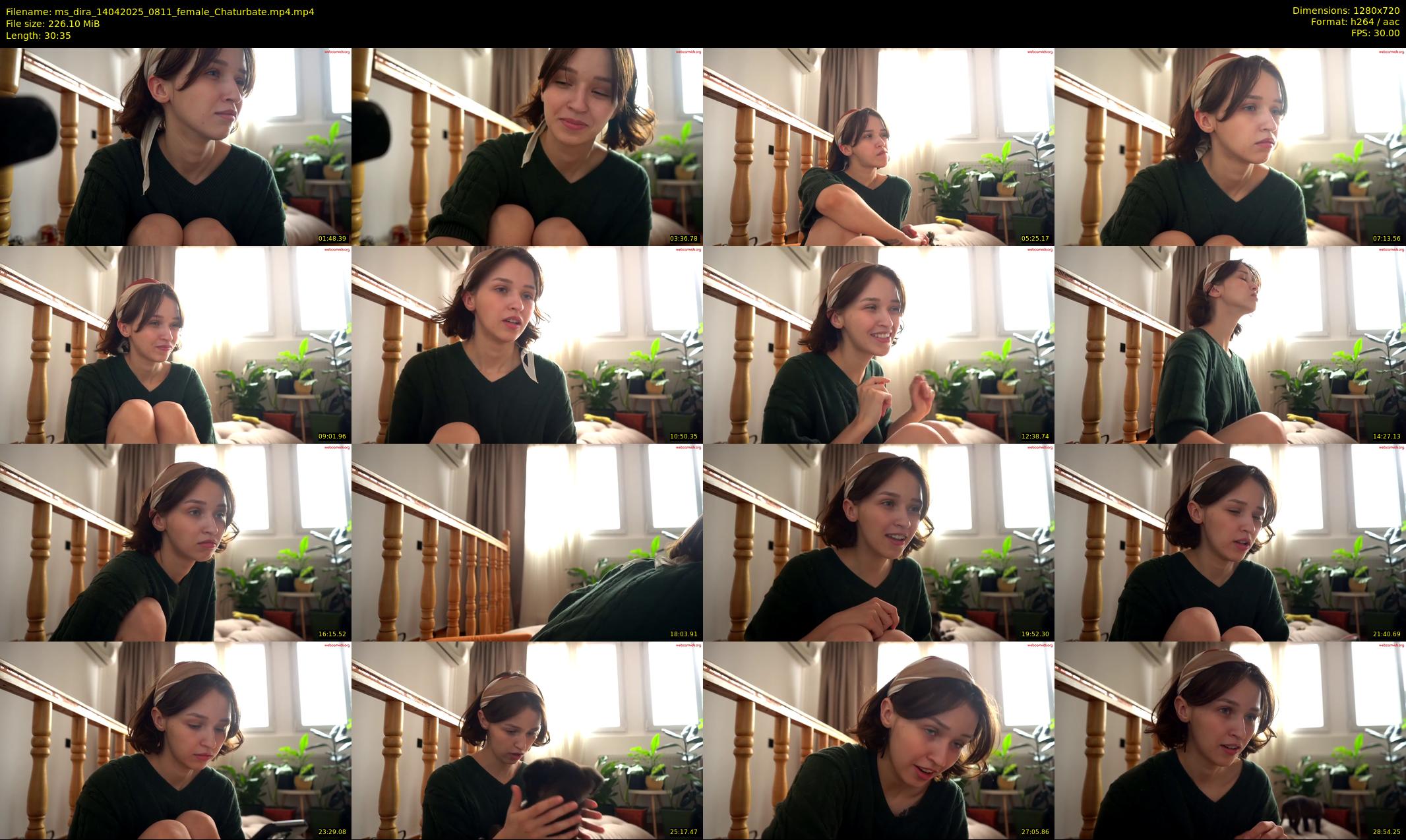 ms_dira — 31 minute Chaturbate female cam show recording, 720p, Apr 14, 2025