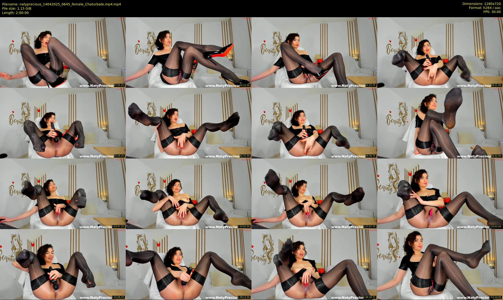 natyprecious — 120 minute Chaturbate female cam show recording, 720p, Apr 14, 2025