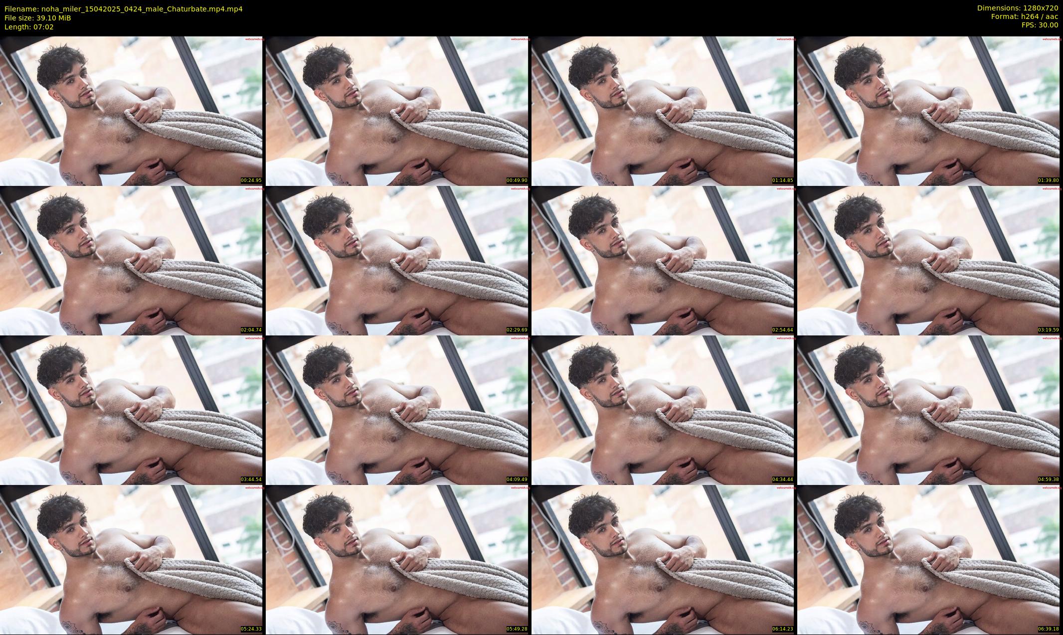 noha_miler — 8 minute Chaturbate male cam show recording, 720p, Apr 15, 2025