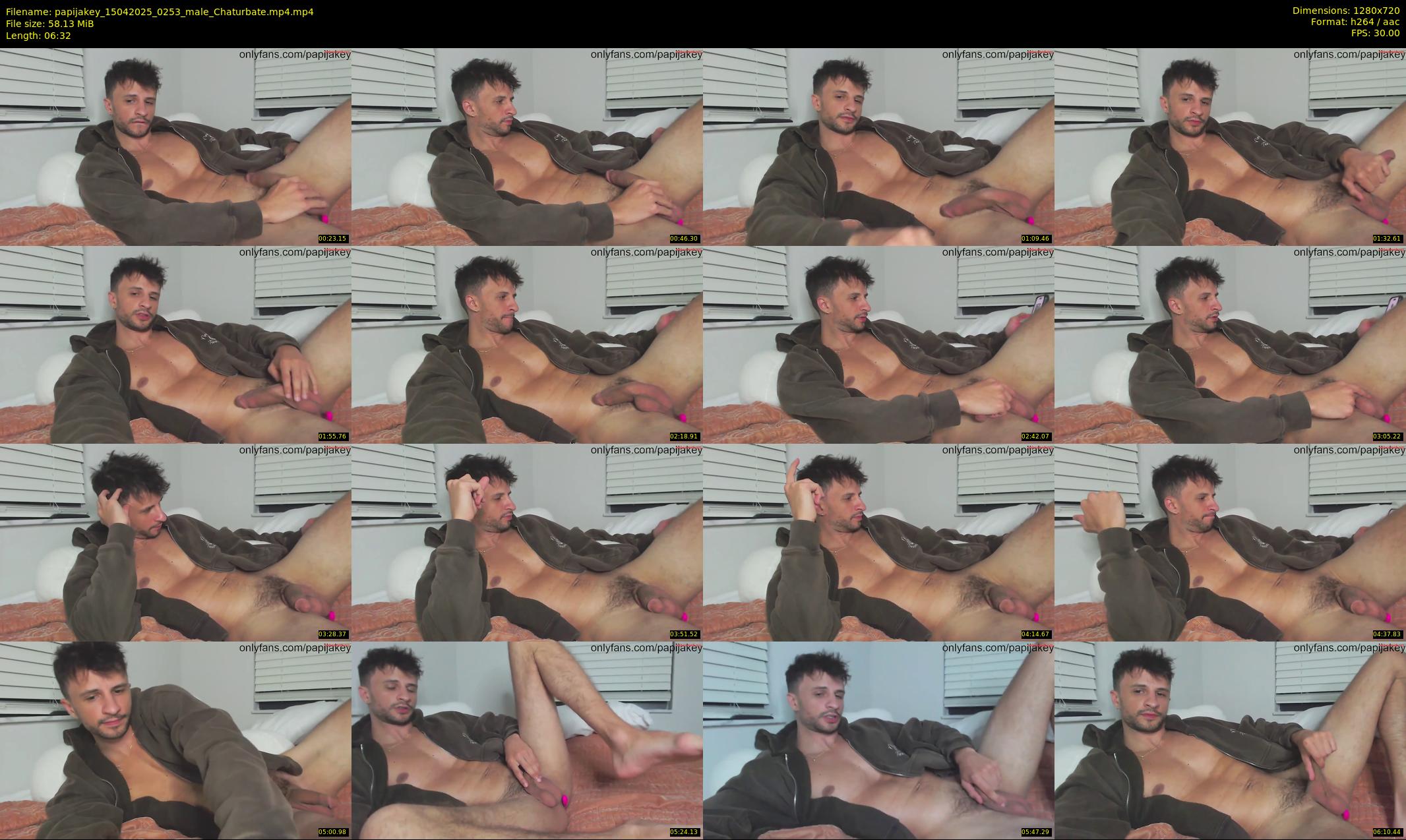 papijakey — 7 minute Chaturbate male cam show recording, 720p, Apr 15, 2025