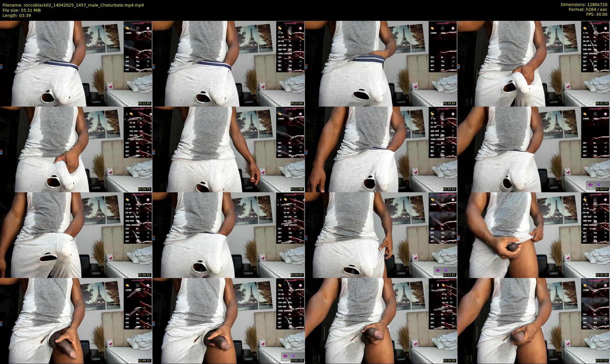 roccoblack02 — 4 minute Chaturbate male cam show recording, 720p, Apr 14, 2025