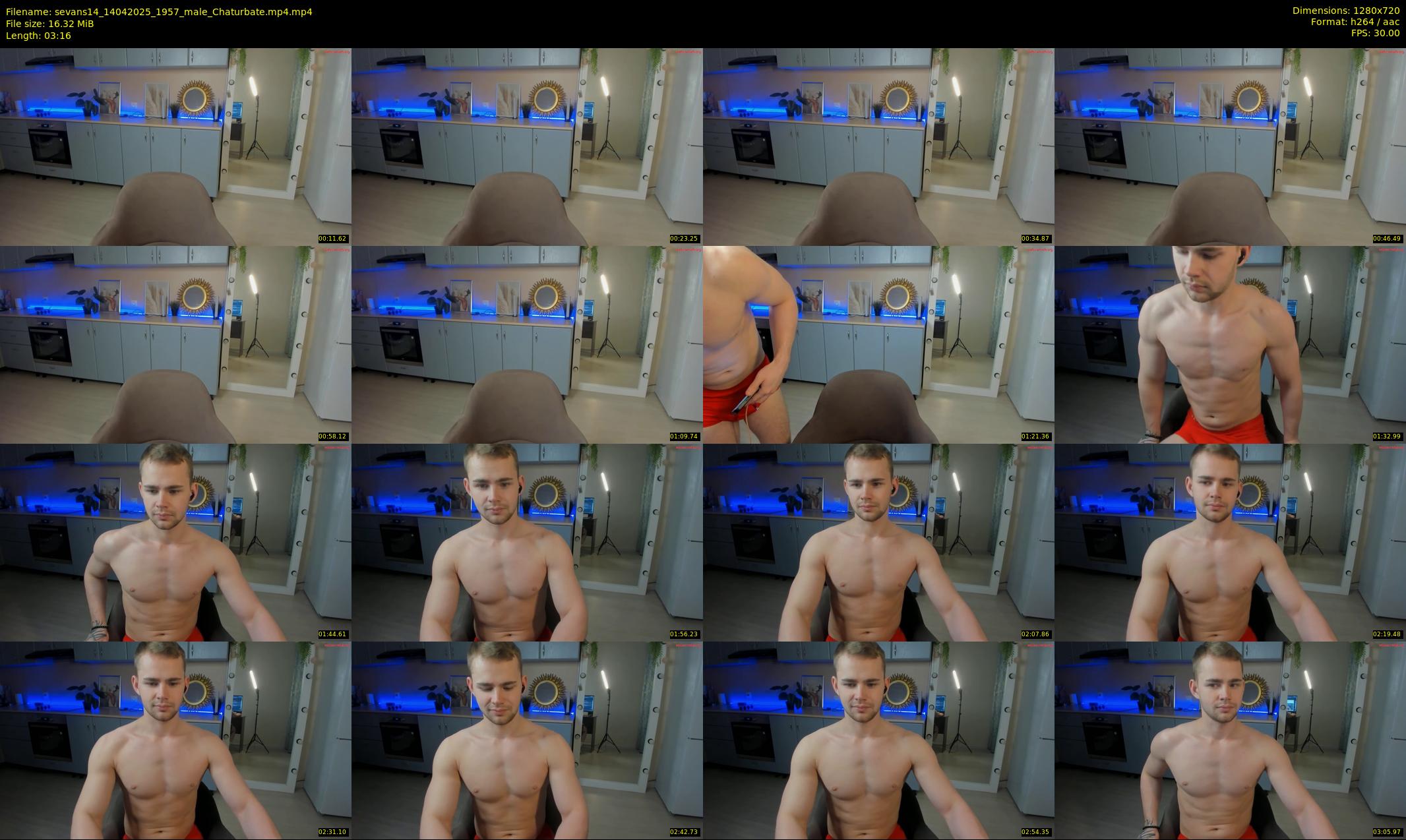 sevans14 — 4 minute Chaturbate male cam show recording, 720p, Apr 14, 2025
