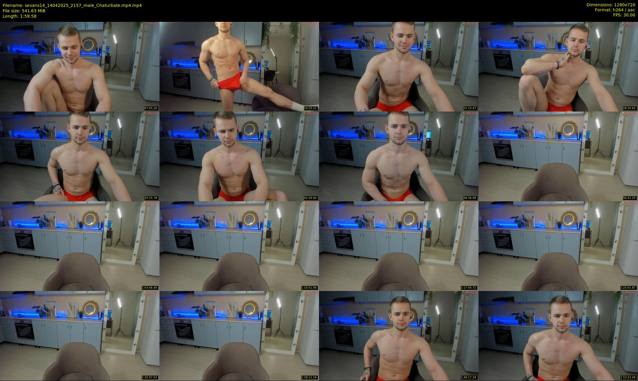 sevans14 — 120 minute Chaturbate male cam show recording, 720p, Apr 14, 2025