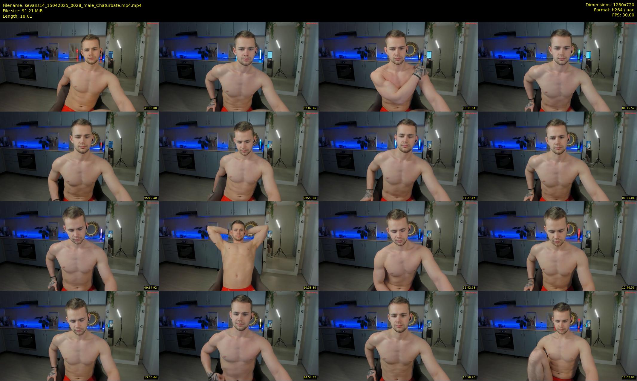 sevans14 — 19 minute Chaturbate male cam show recording, 720p, Apr 15, 2025