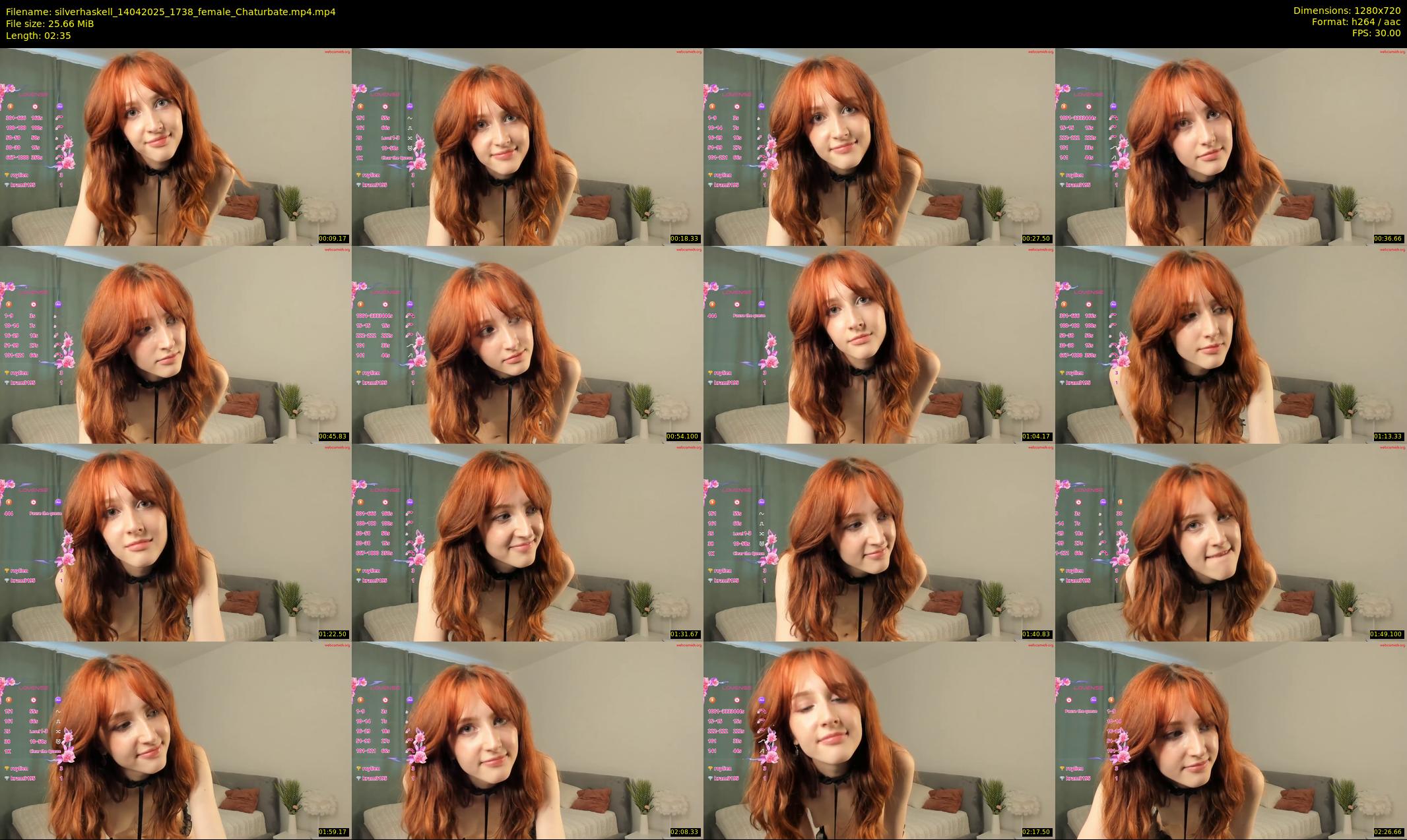 silverhaskell — 3 minute Chaturbate female cam show recording, 720p, Apr 14, 2025