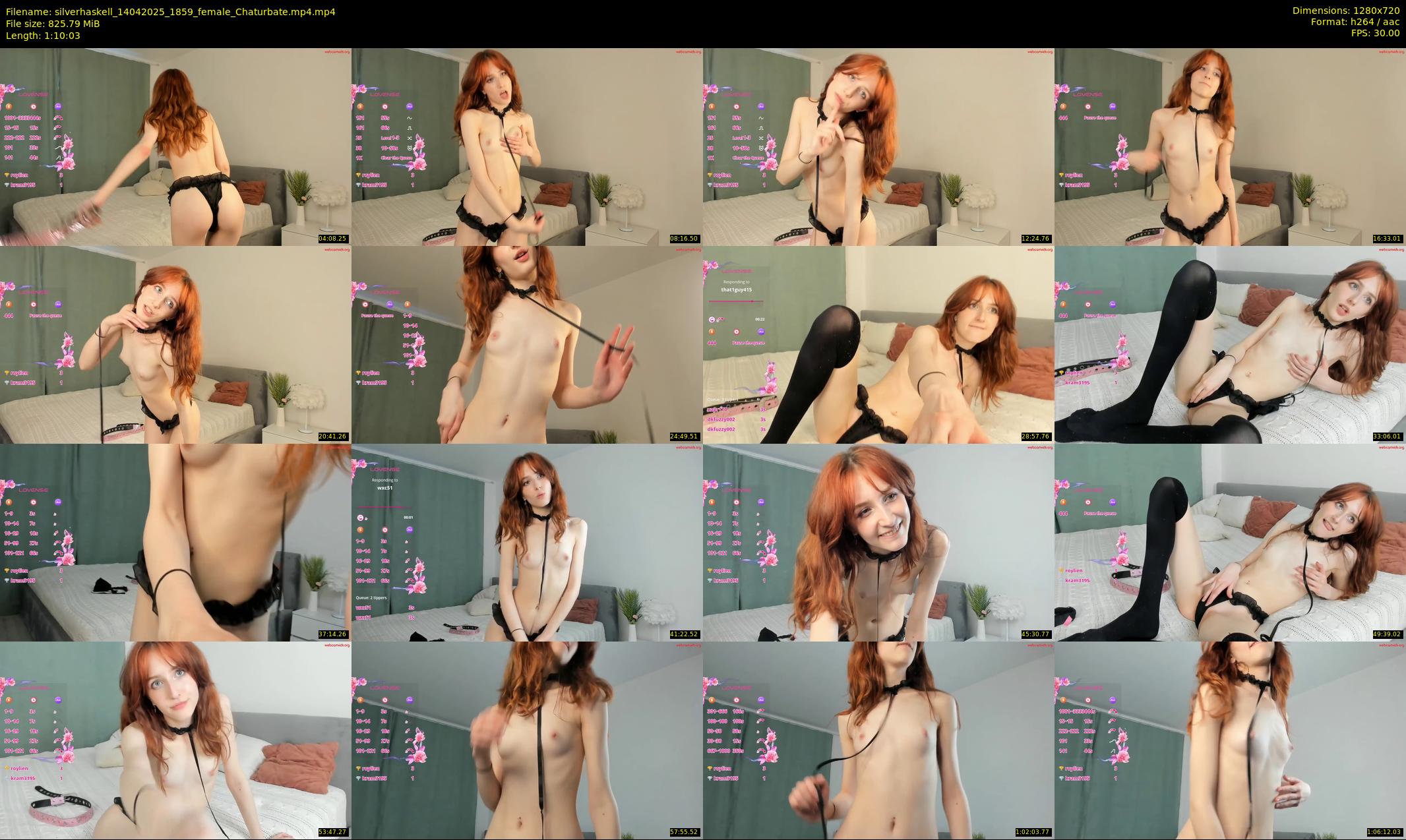 silverhaskell — 71 minute Chaturbate female cam show recording, 720p, Apr 14, 2025
