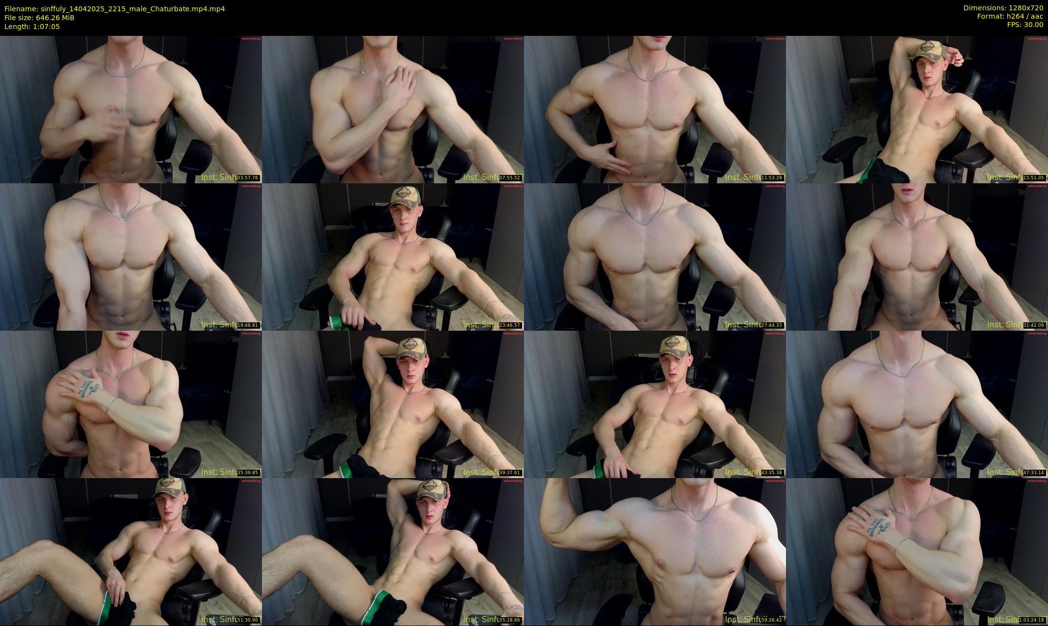 sinffuly — 68 minute Chaturbate male cam show recording, 720p, Apr 14, 2025
