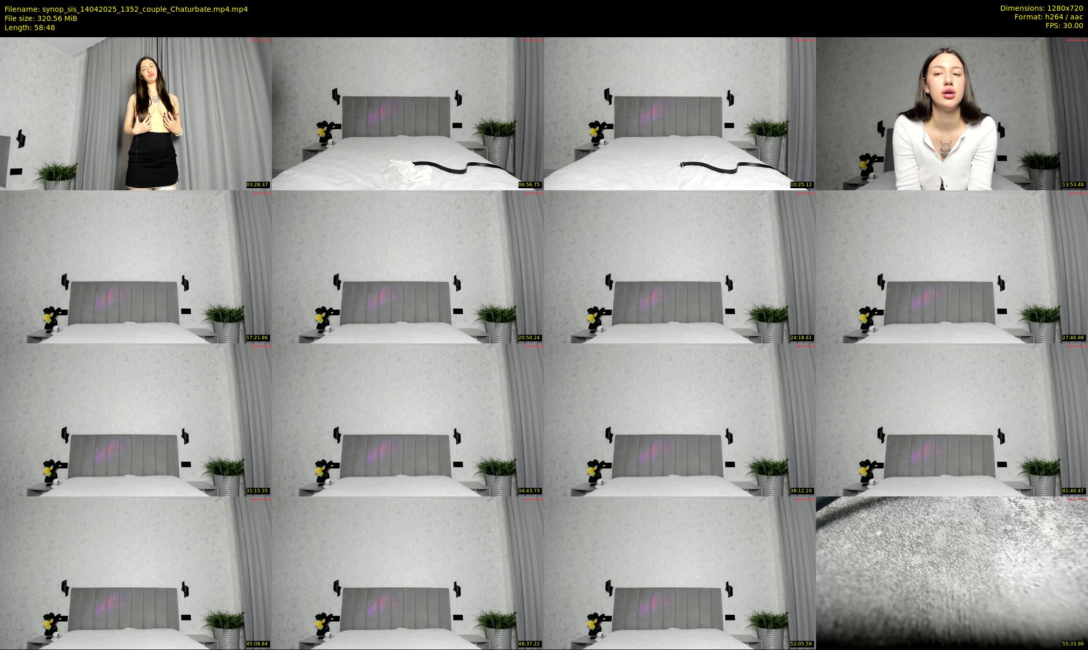 synop_sis — 59 minute Chaturbate couple cam show recording, 720p, Apr 14, 2025