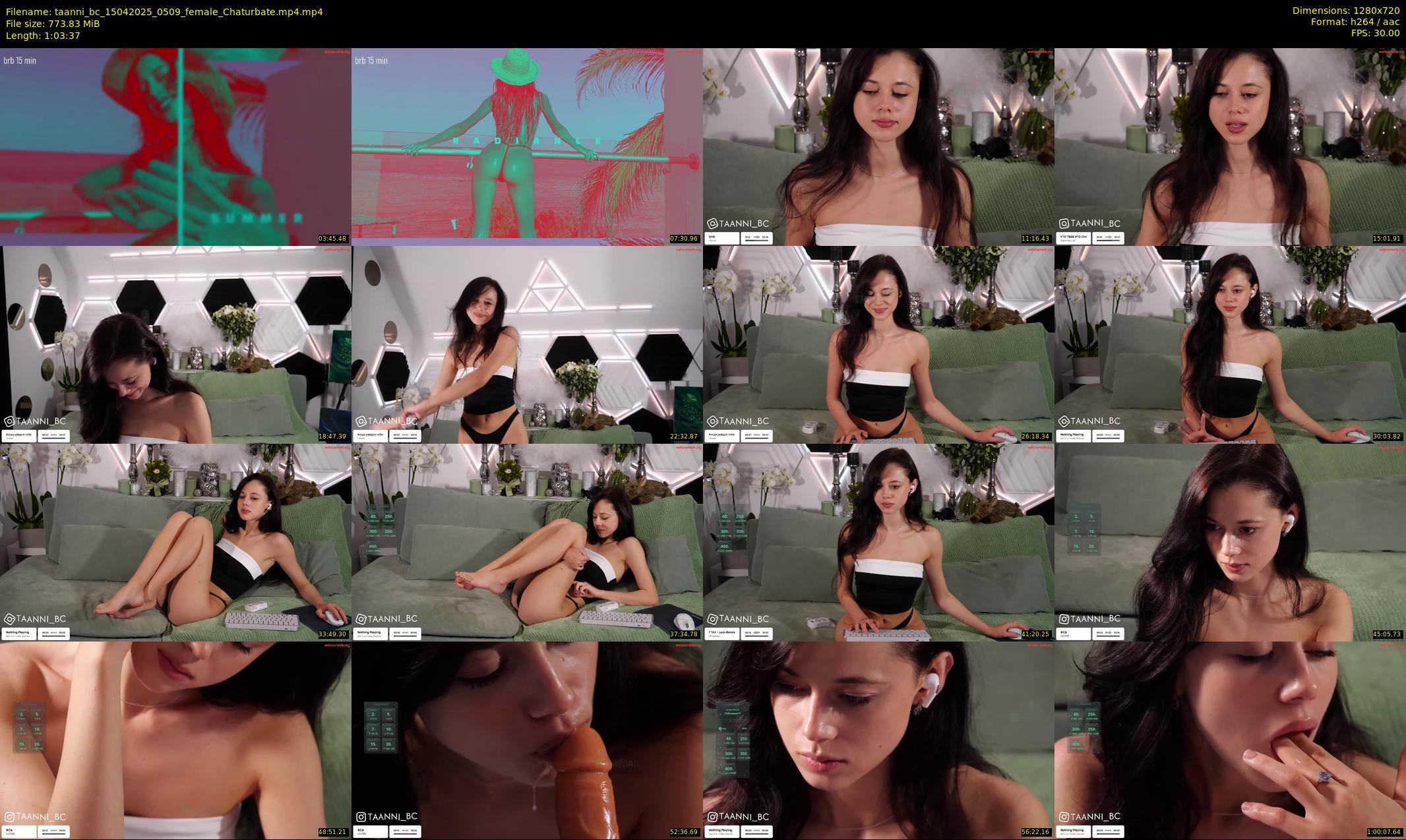 taanni_bc — 64 minute Chaturbate female cam show recording, 720p, Apr 15, 2025