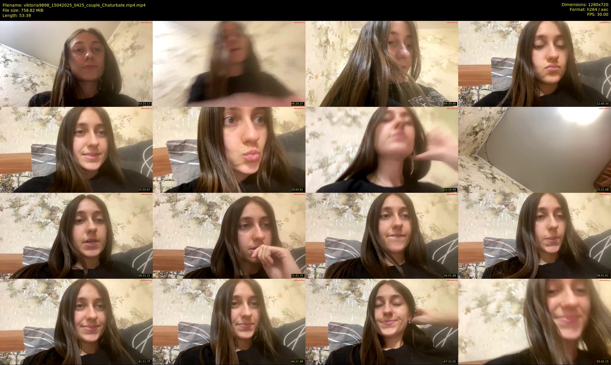 viktoria9898 — 54 minute Chaturbate couple cam show recording, 720p, Apr 15, 2025