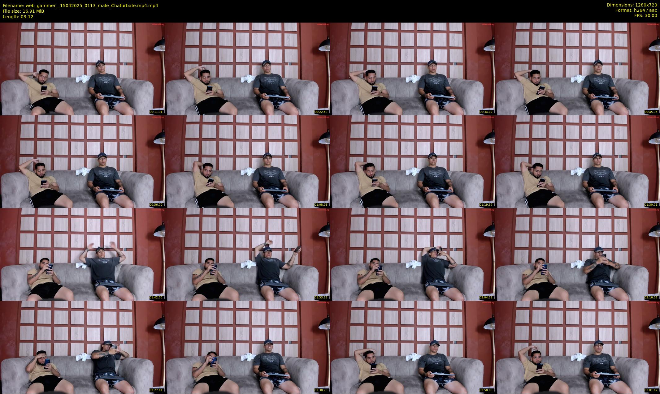 web_gammer_ — 4 minute Chaturbate male cam show recording, 720p, Apr 15, 2025
