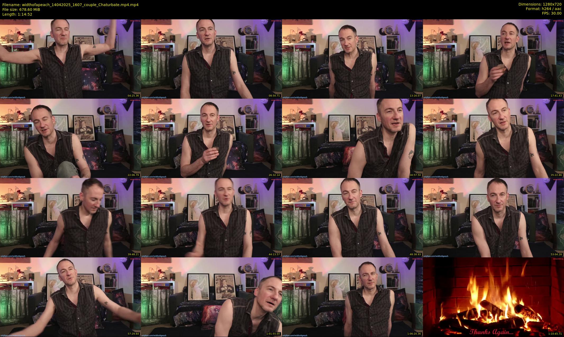 widthofapeach — 75 minute Chaturbate couple cam show recording, 720p, Apr 14, 2025