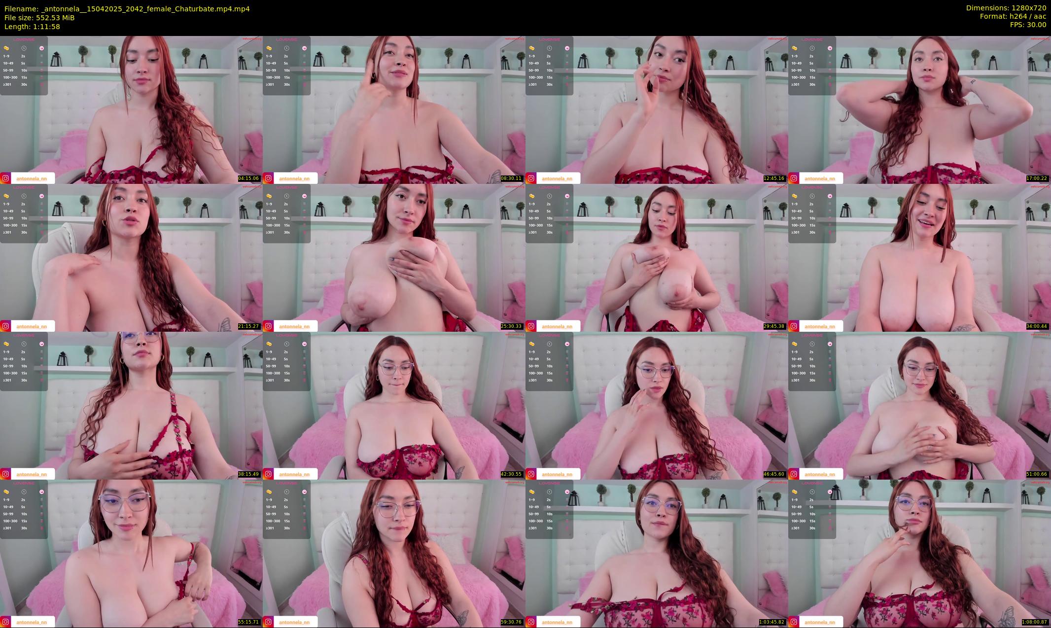 _antonnela_ — 72 minute Chaturbate female cam show recording, 720p, Apr 15, 2025