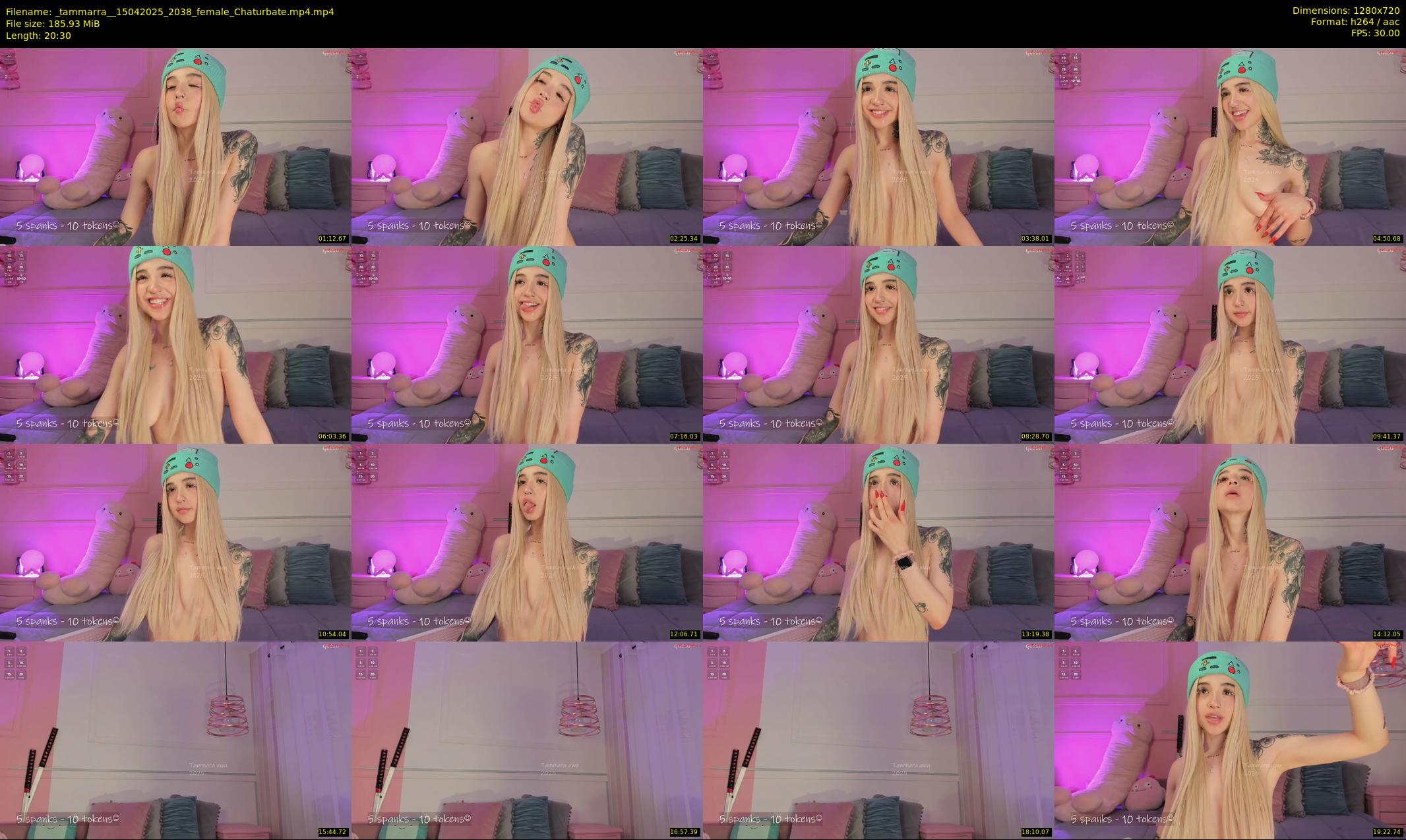 _tammarra_ — 21 minute Chaturbate female cam show recording, 720p, Apr 15, 2025