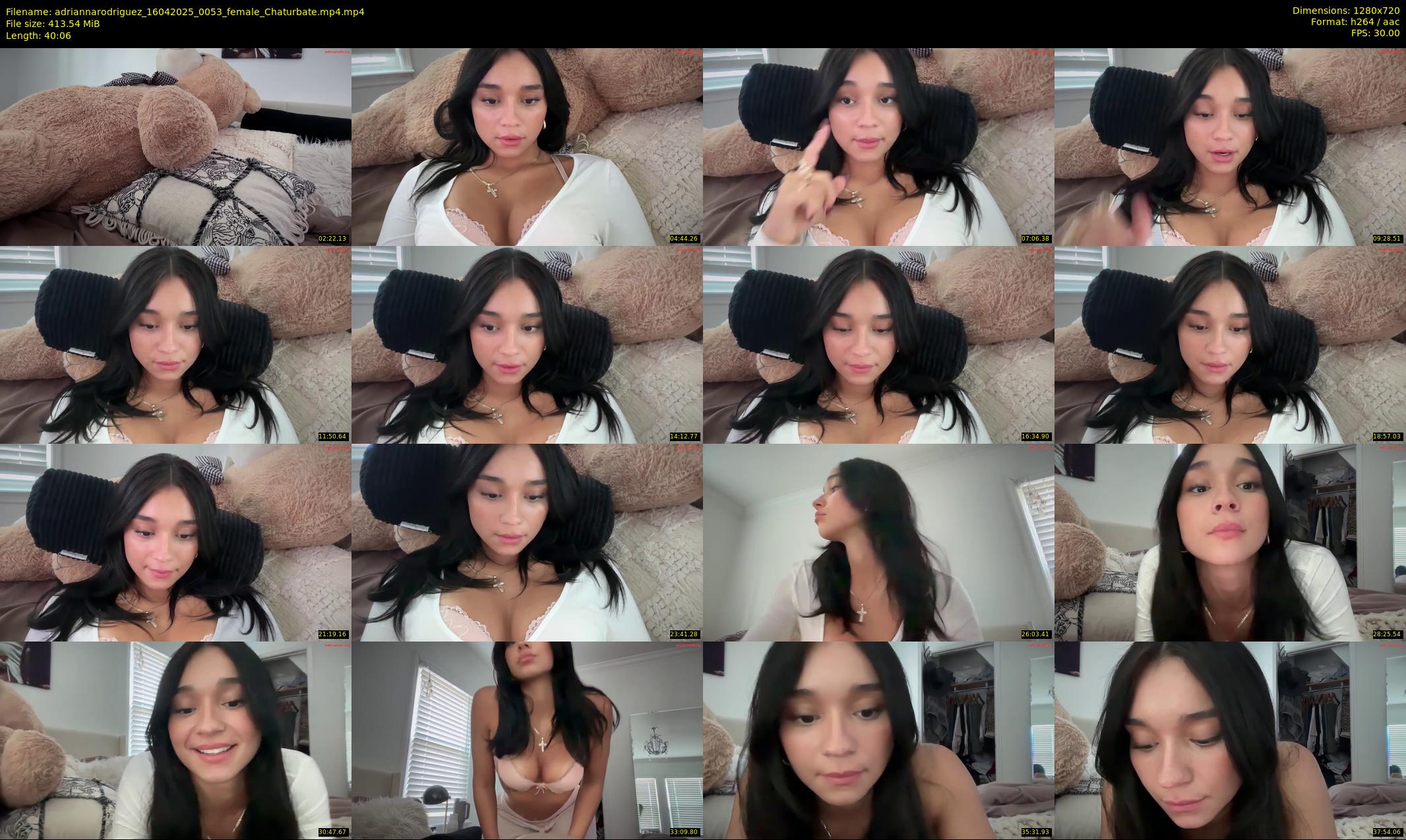 adriannarodriguez — 41 minute Chaturbate female cam show recording, 720p, Apr 16, 2025