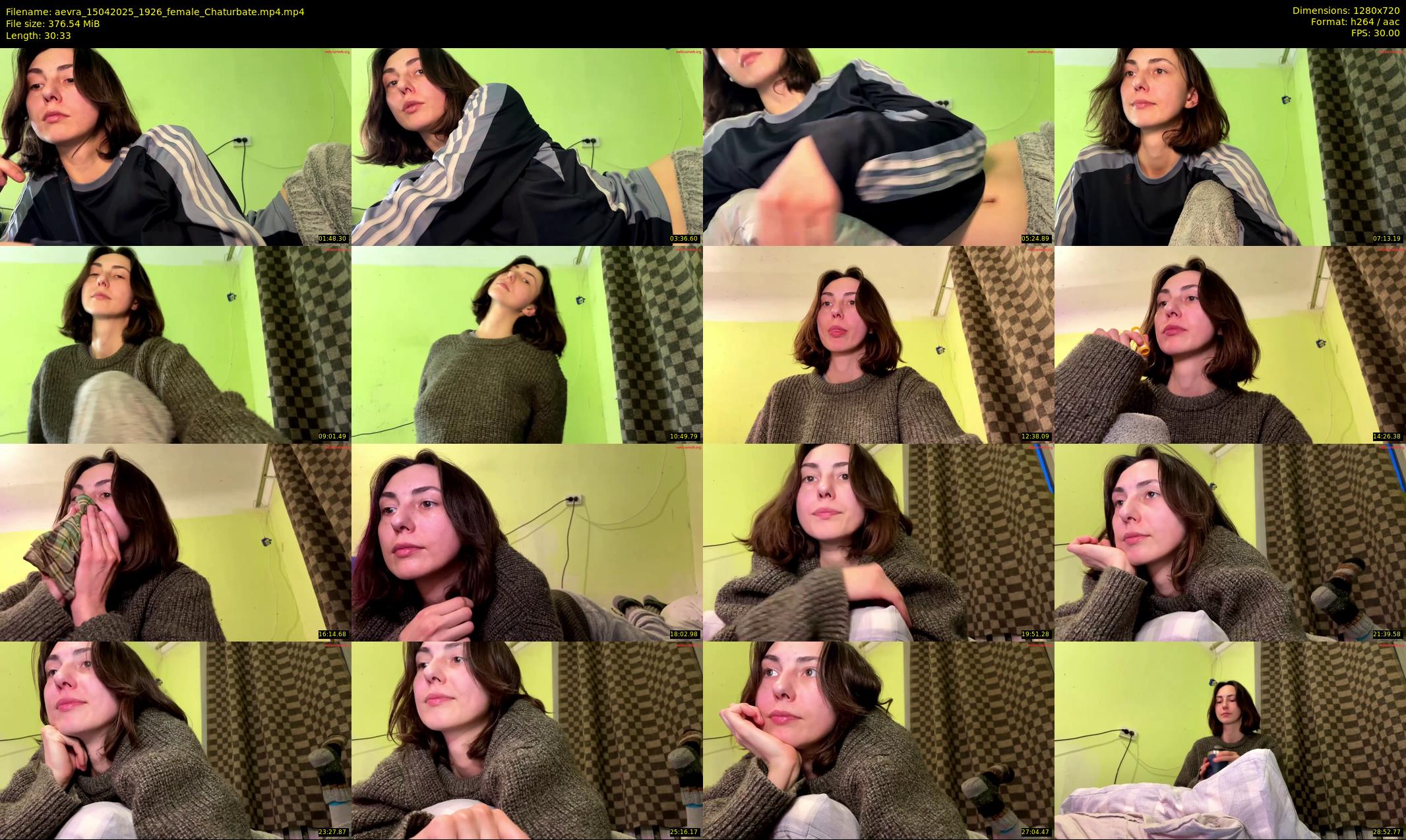 aevra — 31 minute Chaturbate female cam show recording, 720p, Apr 15, 2025