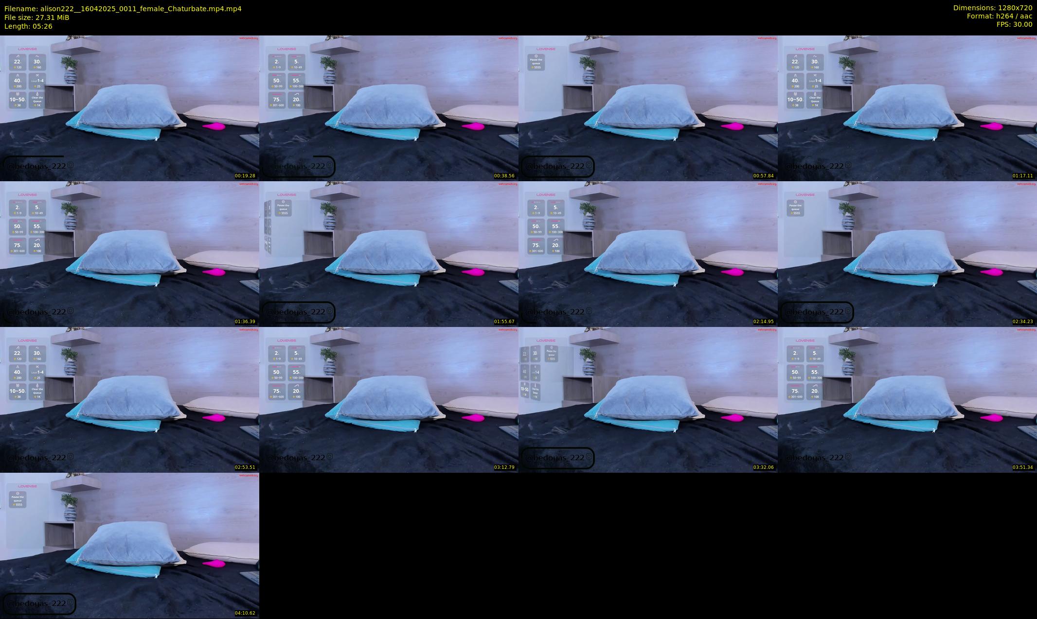 alison222_ — 6 minute Chaturbate female cam show recording, 720p, Apr 16, 2025